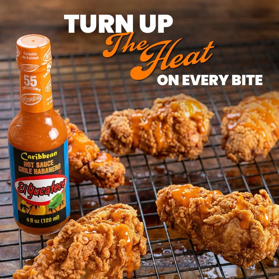 El Yucateco Caribbean Hot Sauce with Habanero Chilli 120 ml