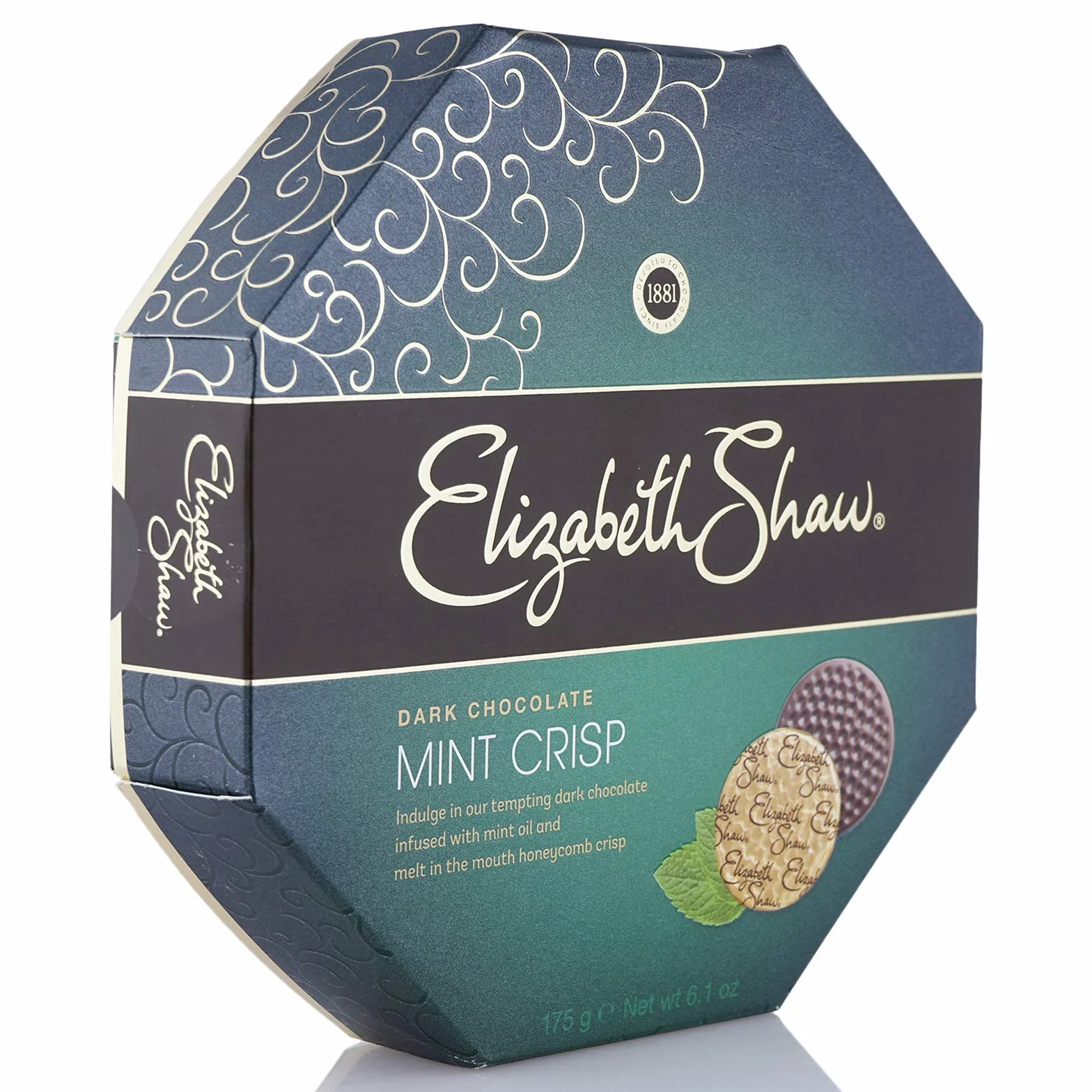 Elizabeth Shaw Dark Mint Crisp Chocolates 175 g - Ciemna Czekolada Miętowa