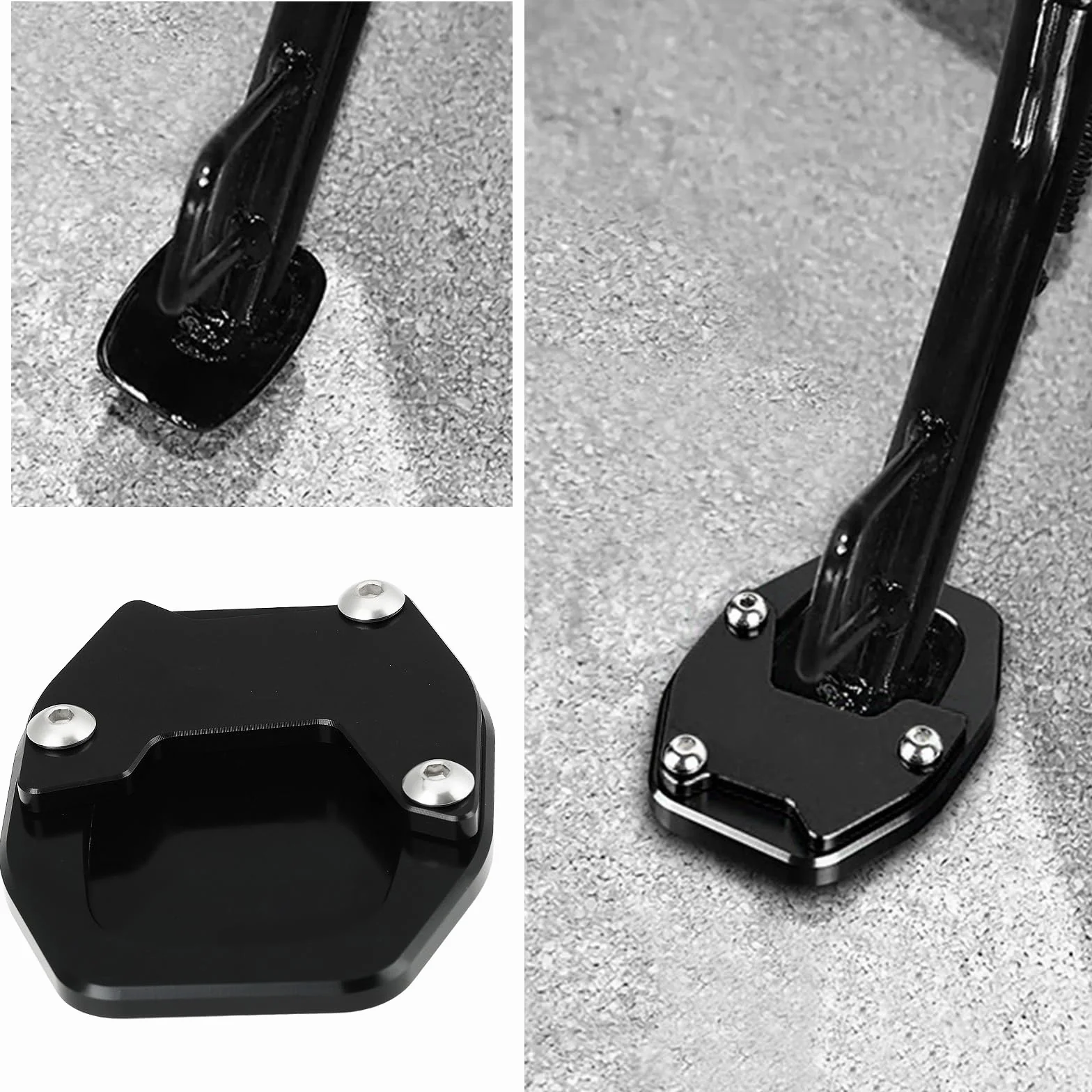 Podnóżek motocyklowy Honda X-ADV 750 NC750X/DCT Forza 750/NS7750, czarny, stop aluminium