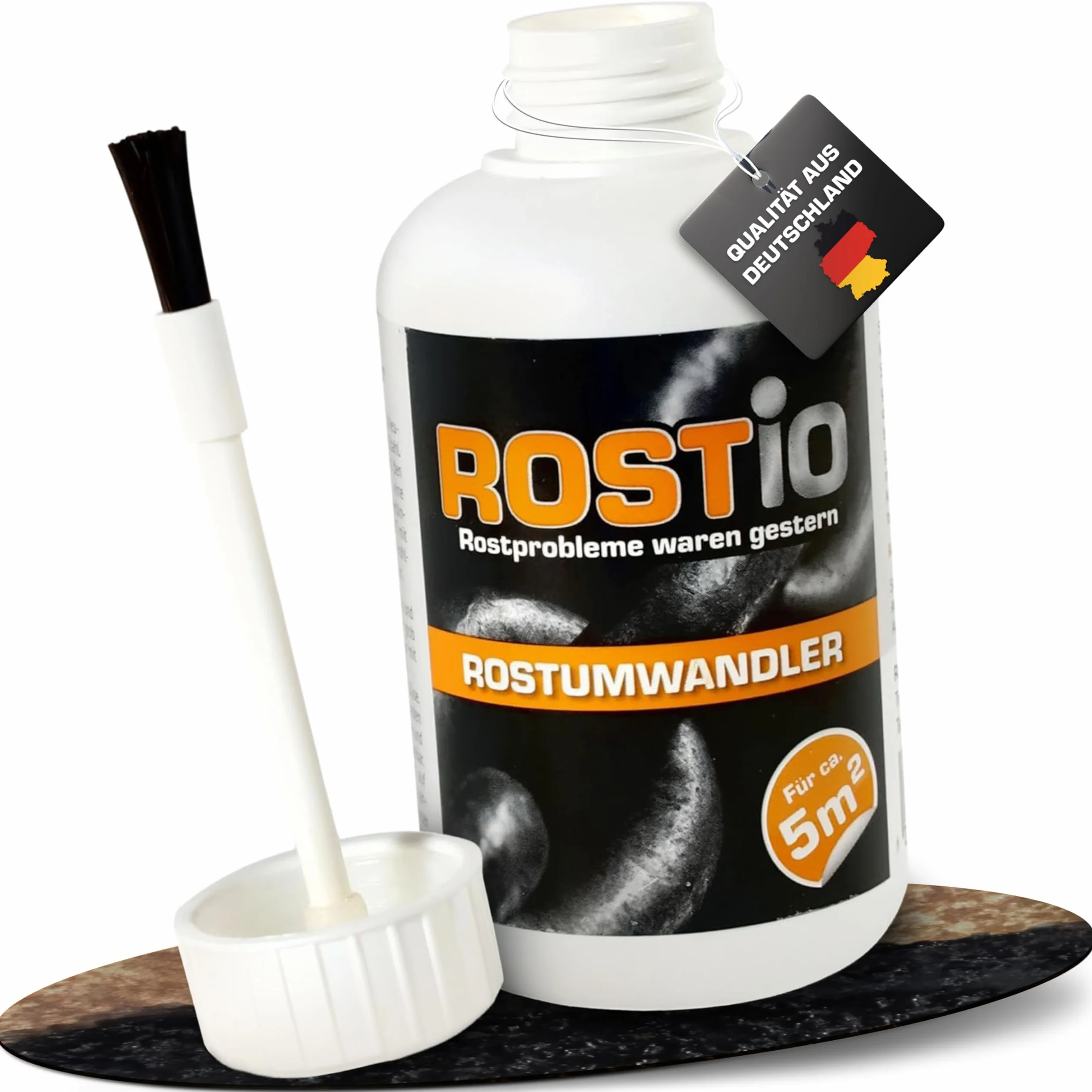 Rostio Odrdzewiacz i podkład | odrdzewiacz z pędzlem 250 ml