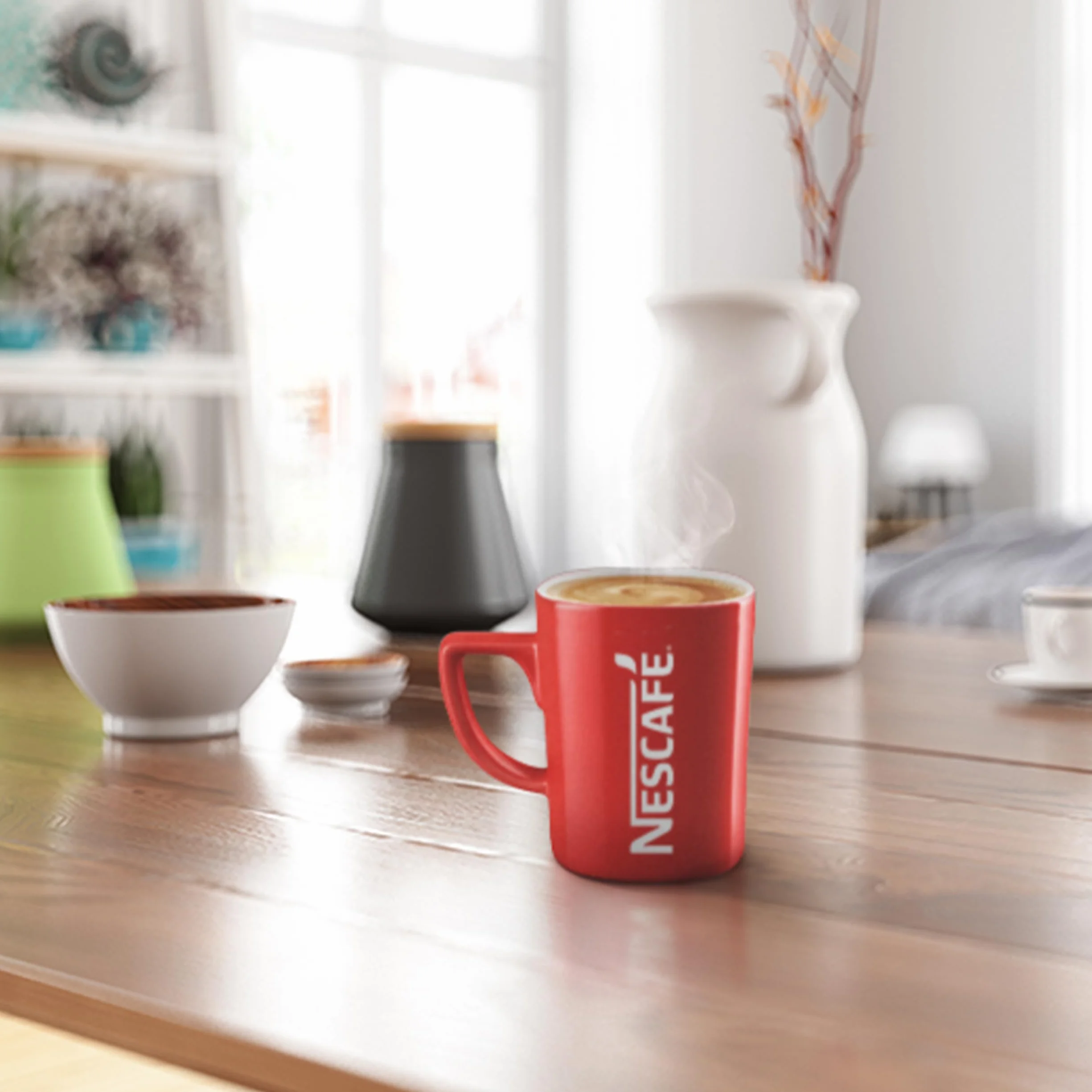 NESCAFÉ 3 w 1 pałeczki do napojów w proszku, rozpuszczalna kawa ziarnista z kremem i cukrem, kawa rozpuszczalna z wyszukanych ziaren kawy, zawierająca kofeinę, 8 sztuk (8 x 10 pałeczek po 16,5 g)