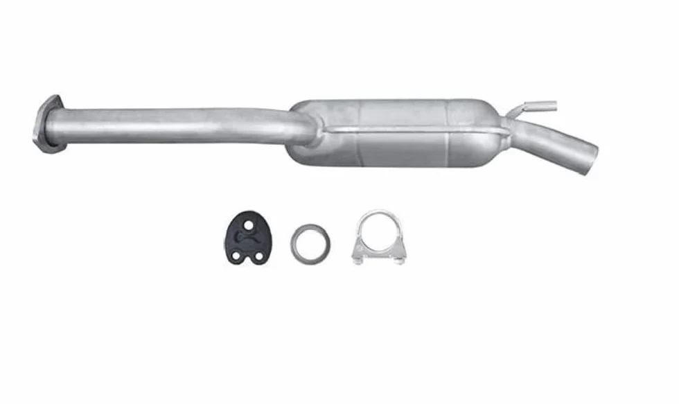 HELLA 8LC 366 025-241 Tłumik środkowy - Easy2Fit® Kit - w środku - jednoczęściowy - Komplet z elementami do montażu
