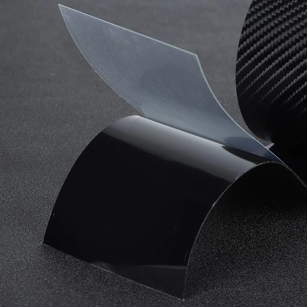 ebtools for Auto Carbon Wrap Car Door Edge Guard Película Protectora de Fibra de Carbono Negra Car Door Edge Guard Etiqueta a Prueba de rayones (7 cm x 3 Metros)