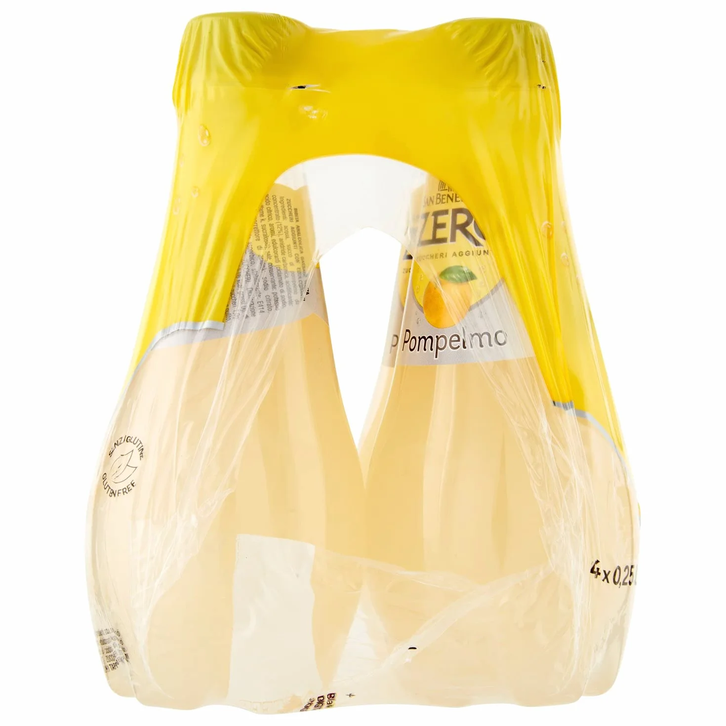 Lemoniada grejfrutowa Zero 4x250ml - San Benedetto bez cukru włoska