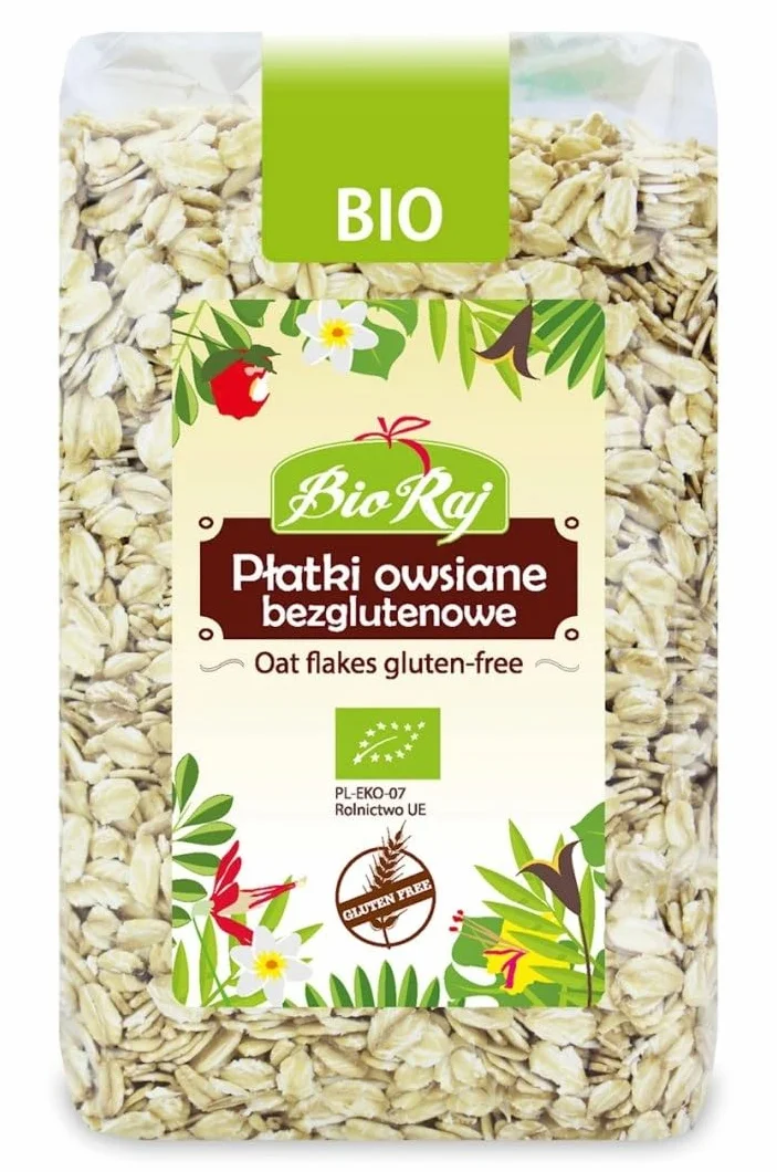PŁATKI OWSIANE BEZGLUTENOWE BIO 350 g - BIO RAJ