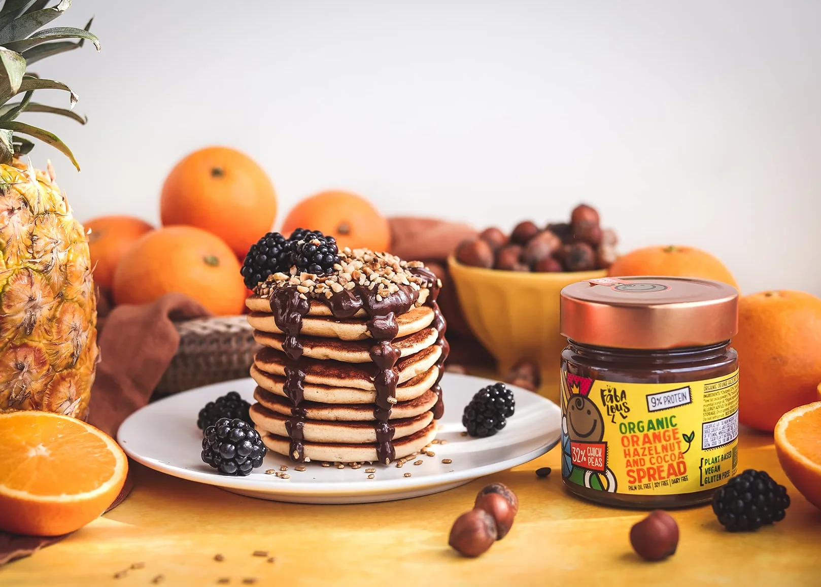 Fabalous Orange Hazelnut Cocoa Chickpea Spread 200g