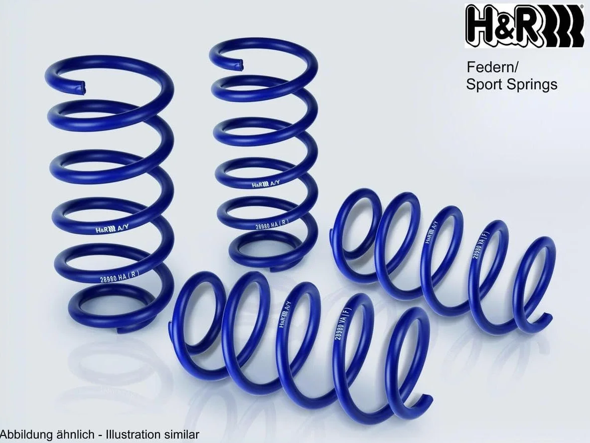 H&R Sprężyny obniżające 28878-1 Kompatybilny z BMW 3ER LIM. TYP 3L