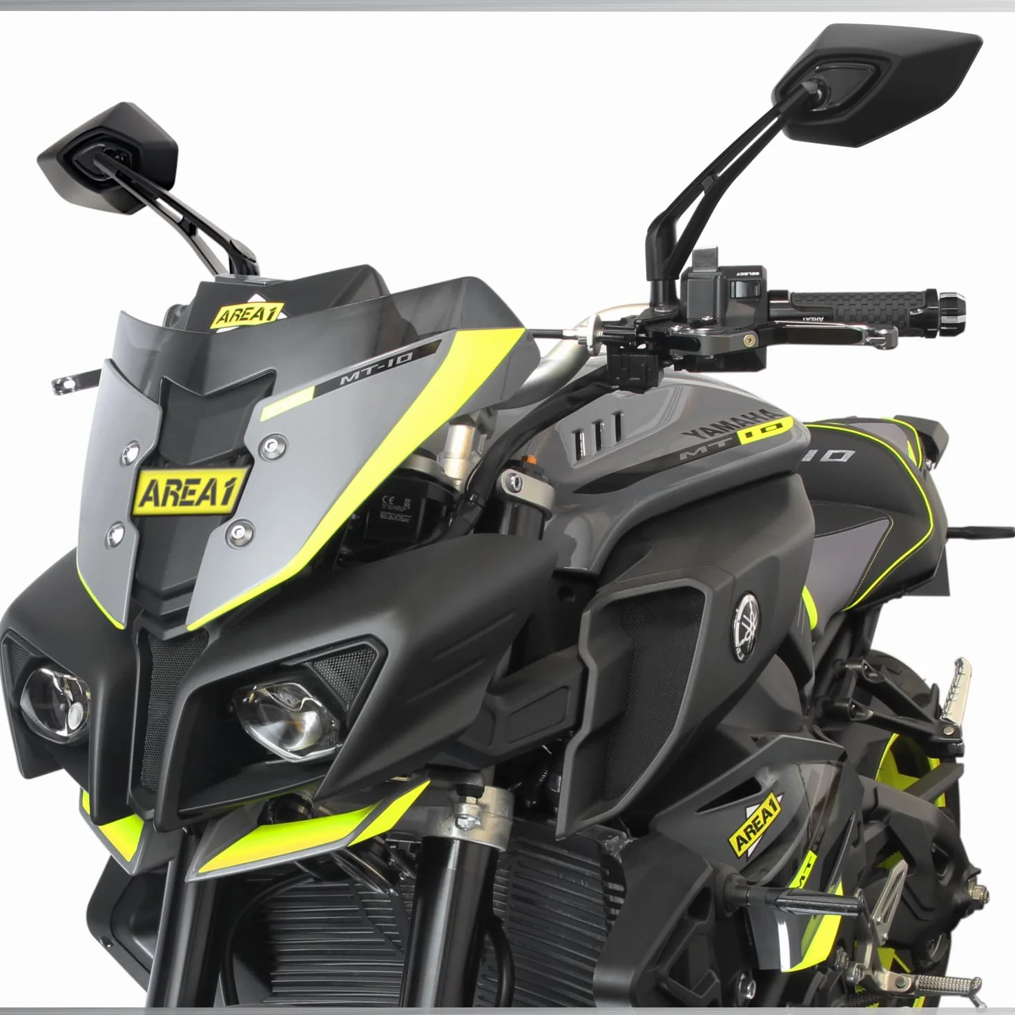Uniwersalne lusterka wsteczne do motocykla para czarne certyfikat E M10 kompatybilne Duke Z900 Z750 Z650