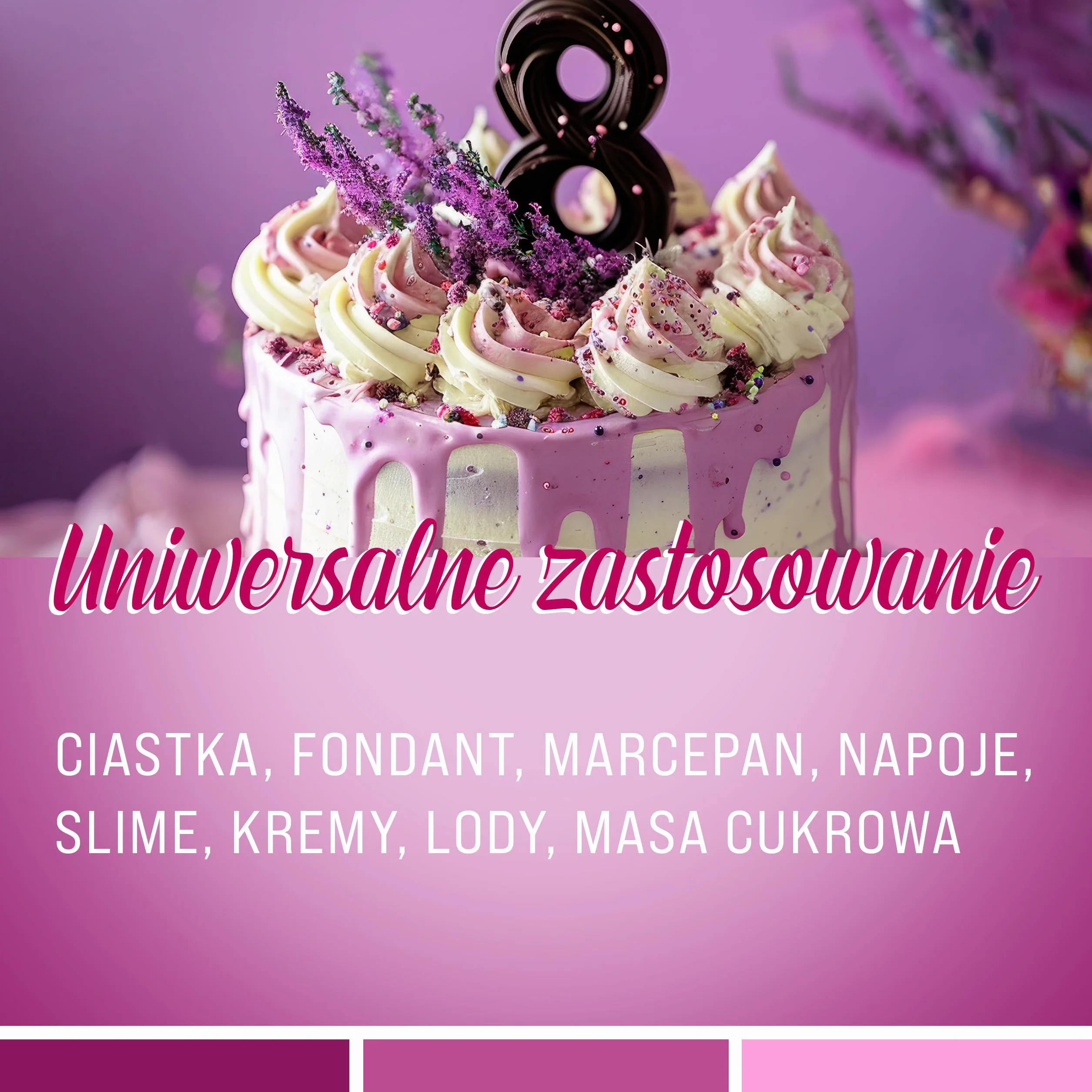Belissia barwnik spożywczy jagoda wysoko skoncentrowany płynny bez cukru