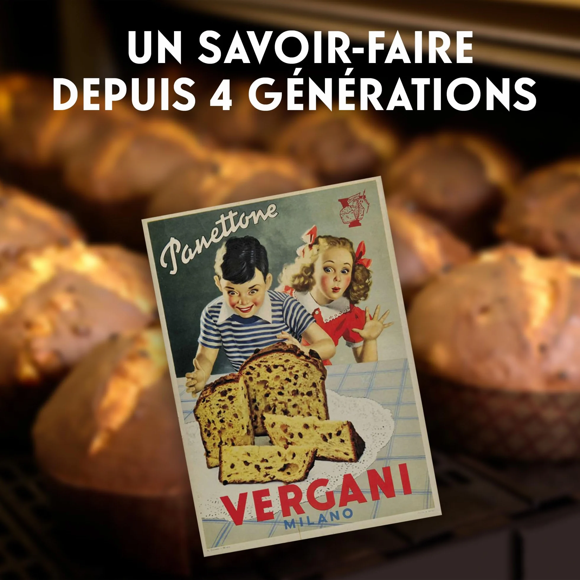 Panettone Vergani z solonym karmelem 750g Gourmet