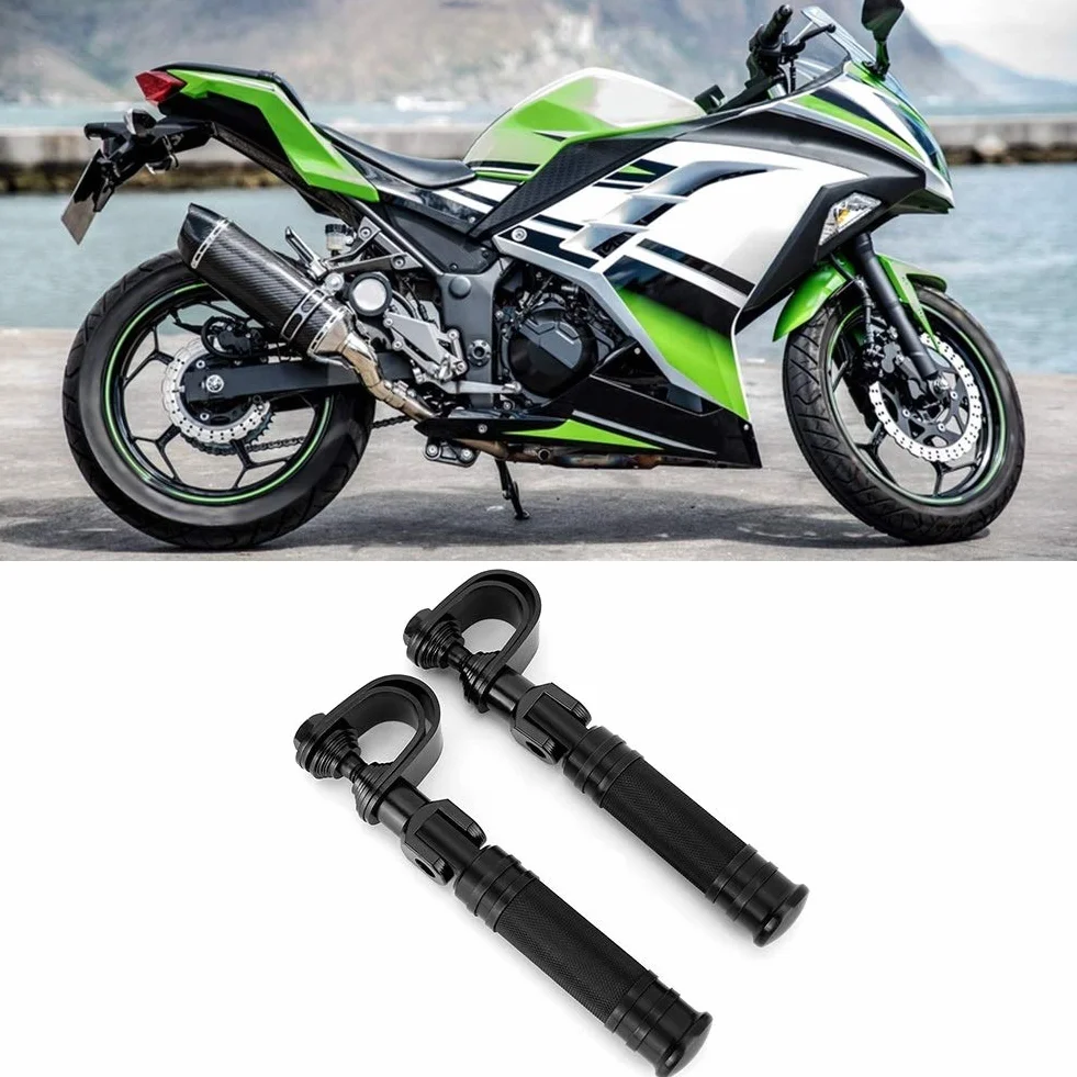 KSTE Podnóżek motocyklowy, uniwersalny podnóżek motocykla CNC akcesoria do montażu pedału