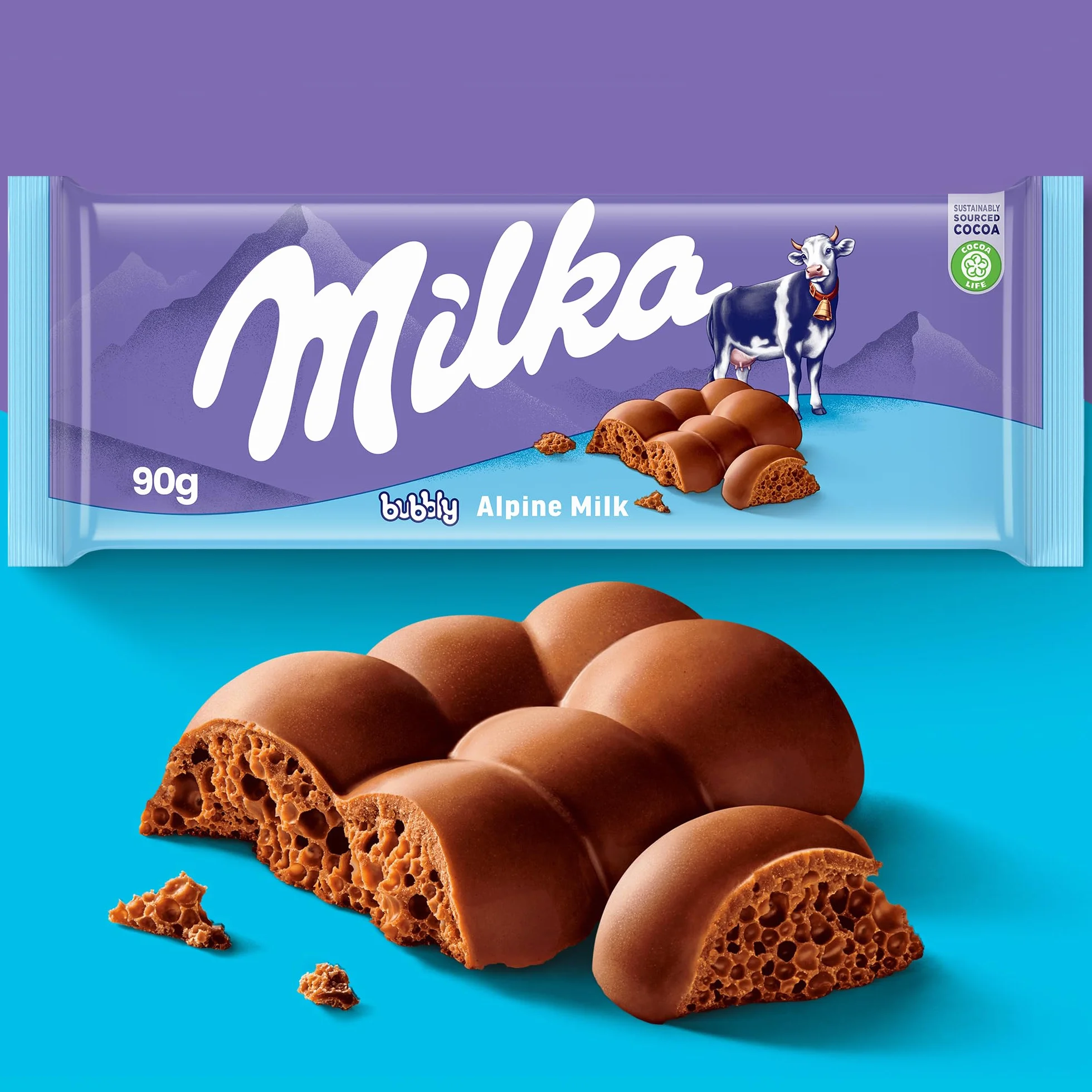 Milka Czekolada mleczna Bubbly 90 g