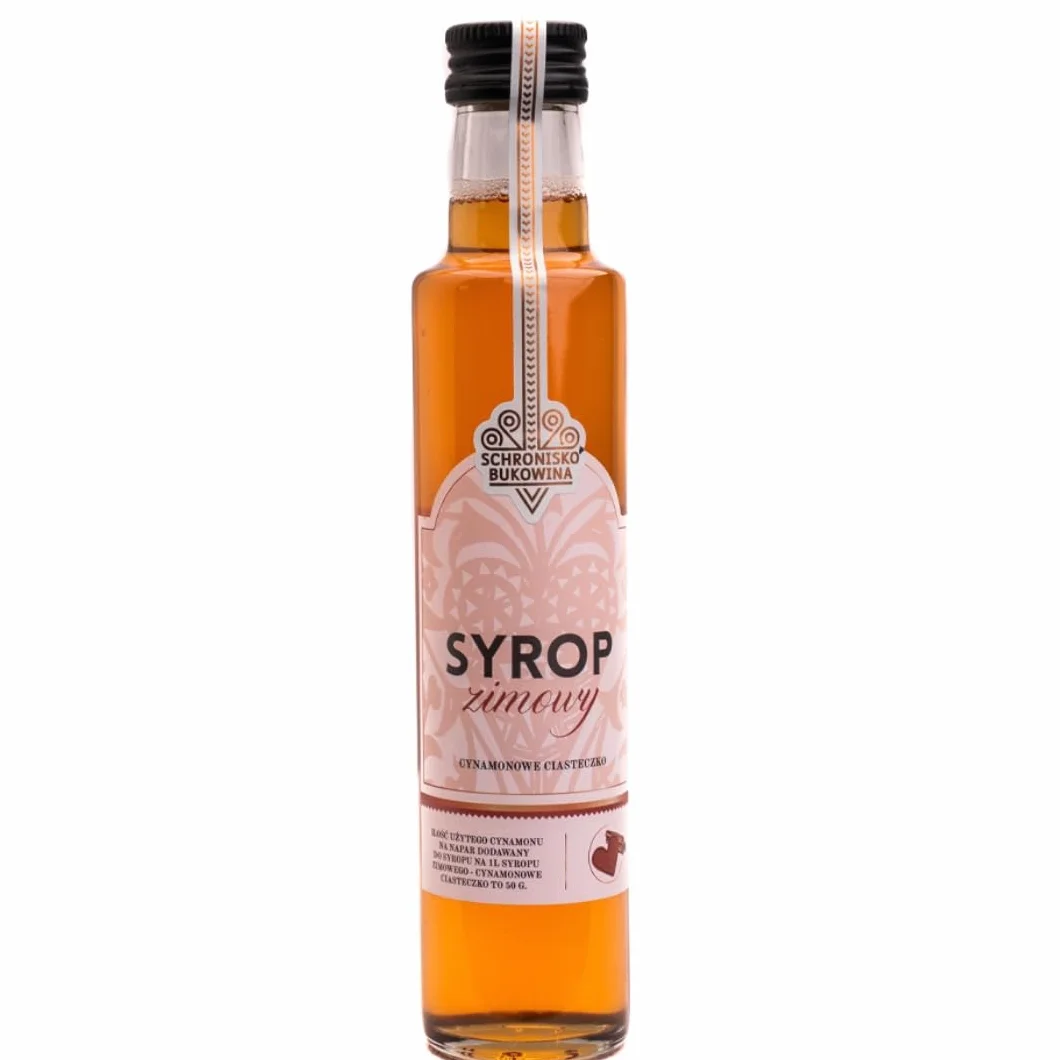Schronisko Bukowina Syrop zimowy cynamonowe ciasteczko 250ml