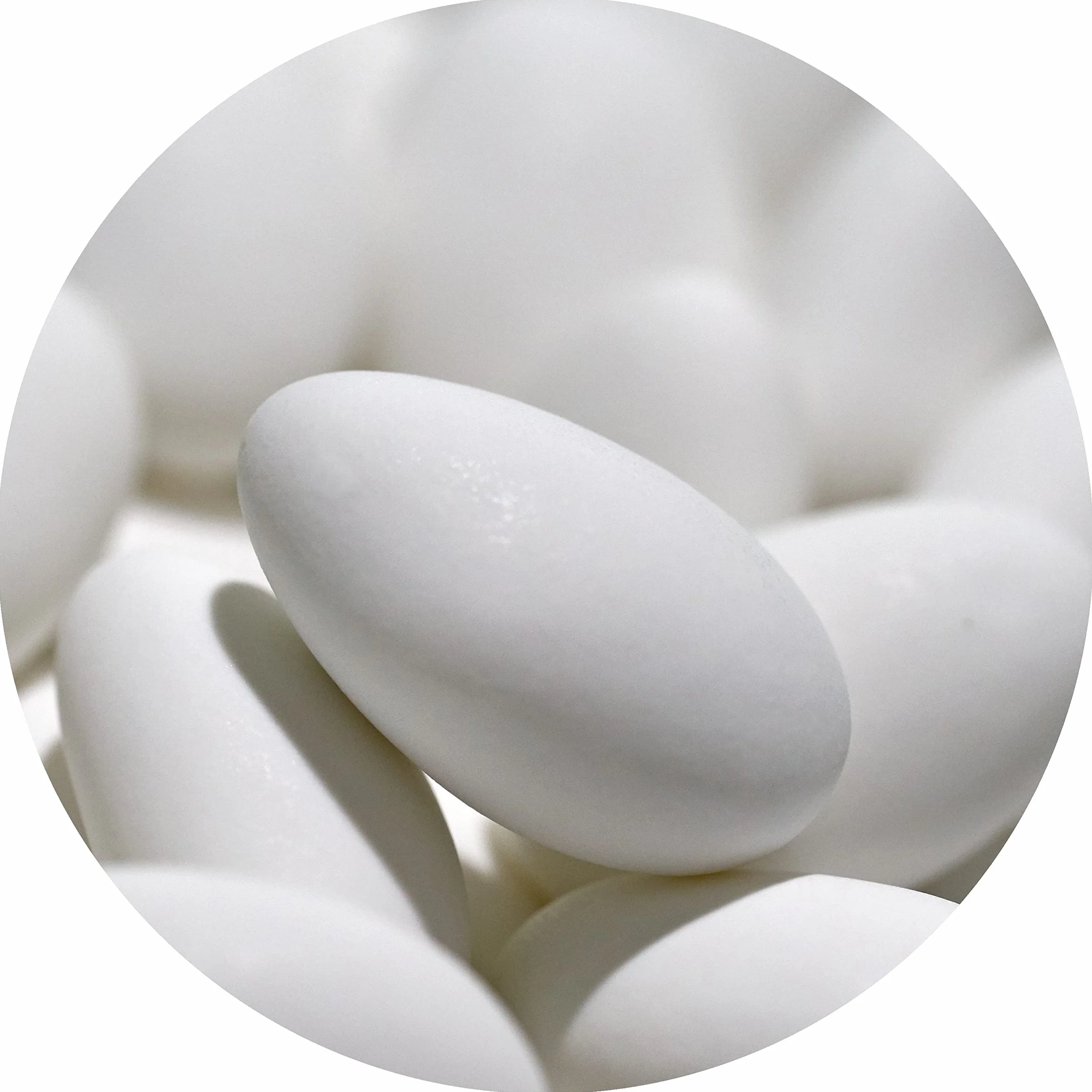 EinsSein® migdały weselne, najwspanialsza tradycja z Włoch, migdały weselne, białe, matowe 1 kg, 2 kg, 3 kg, 65 prezentów dla gości / kilogramy migdałów polanych cukrem, z czekoladą, bombonierki, tabliczki czekolady bez migdałów, upominki zapakowane w wor