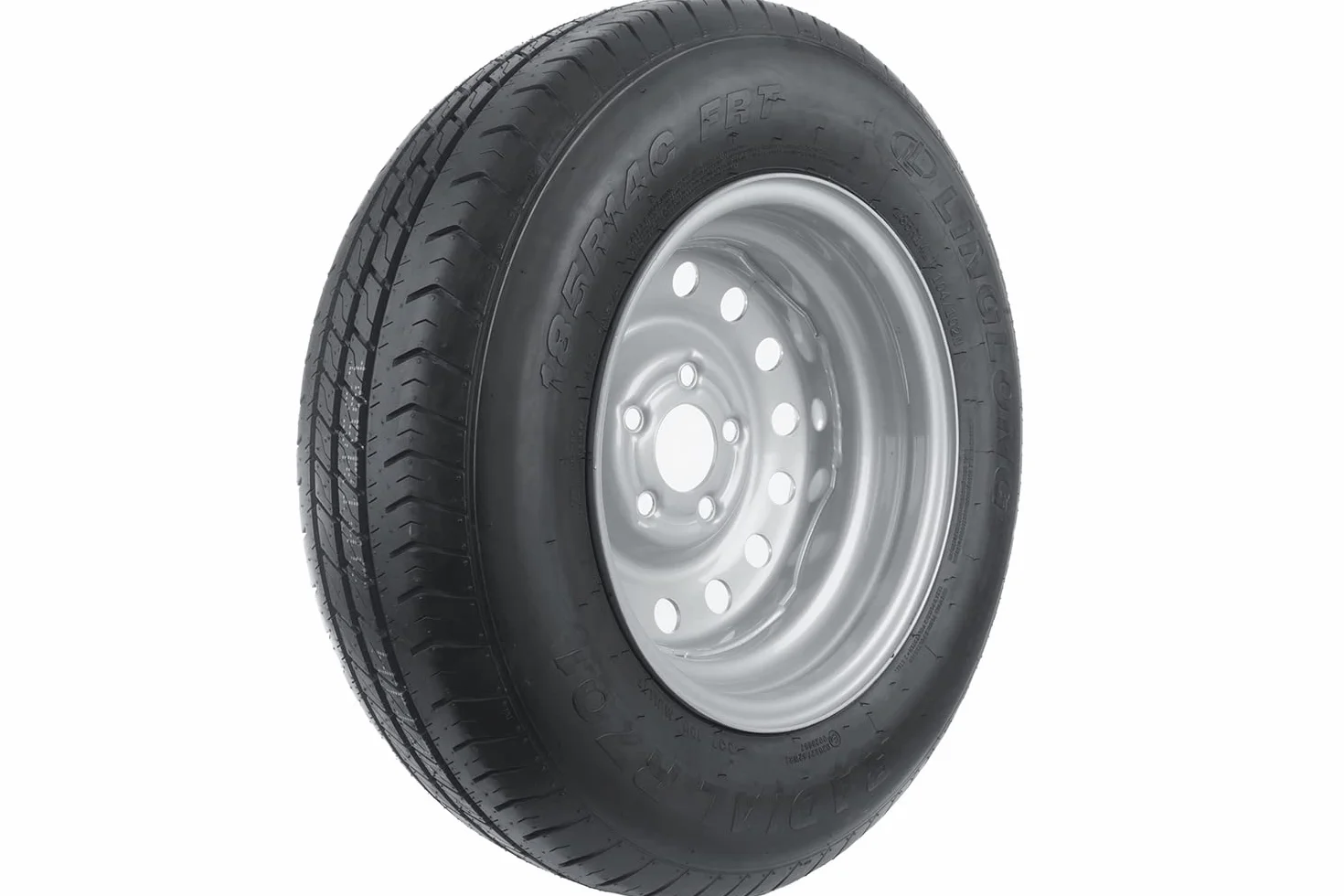 Kompletne koło do przyczepy 185/80 R14C 104/102N LINGLONG, opony z felgą 5,5Jx14 H2 5x112 ET30 UNITRAILER 14 cali wzmocnione