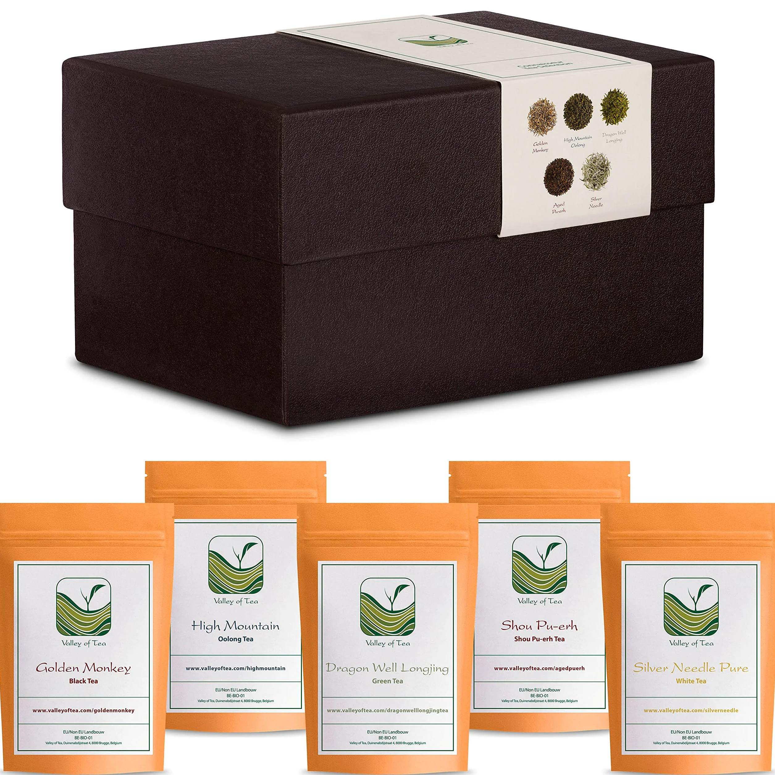 Luxury Loose Leaf Tea Gift Basket - Variety Pack of Specialty Teas Samplers