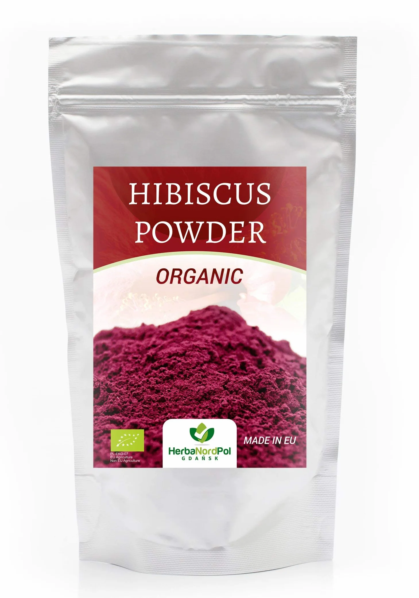 BIO Hibiskus proszek - w stylu matcha, proszek z hibiskusa 250G