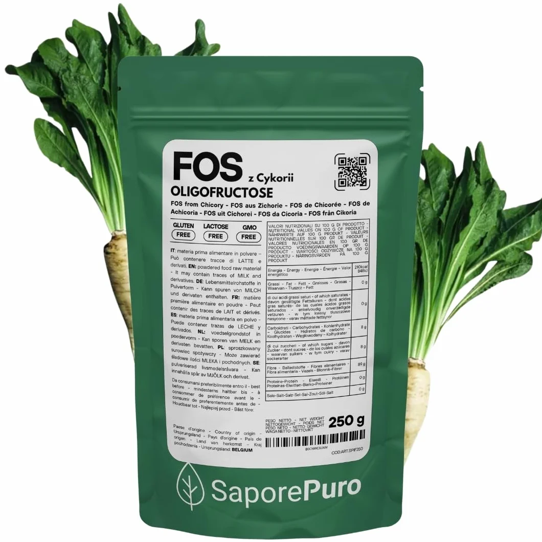 SaporePuro FOS Frukto-Oligosacharydy w proszku 250 g