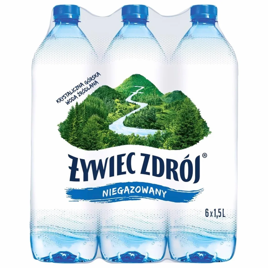Żywiec Zdrój Niegazowany Woda źródlana 1,5 l x 6 sztuk