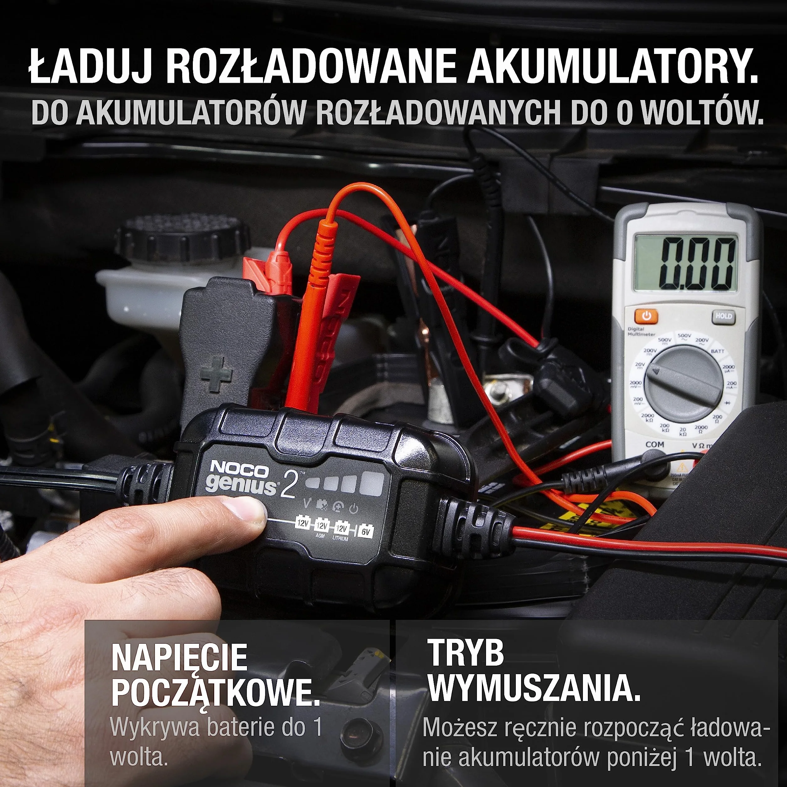 Noco FP 26 010 Ładowarka Akumulatorowa, Czarny, 2A