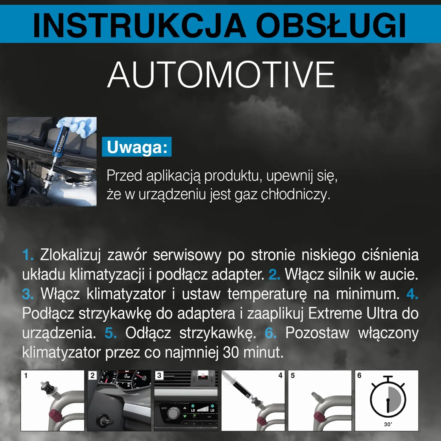 ERRECOM Extreme – 30 ml, Uszczelniacz do Urządzeń Klimatyzacyjnych oraz Chłodniczych, także do Klimatyzacji Samochodowej (bez adapterów)
