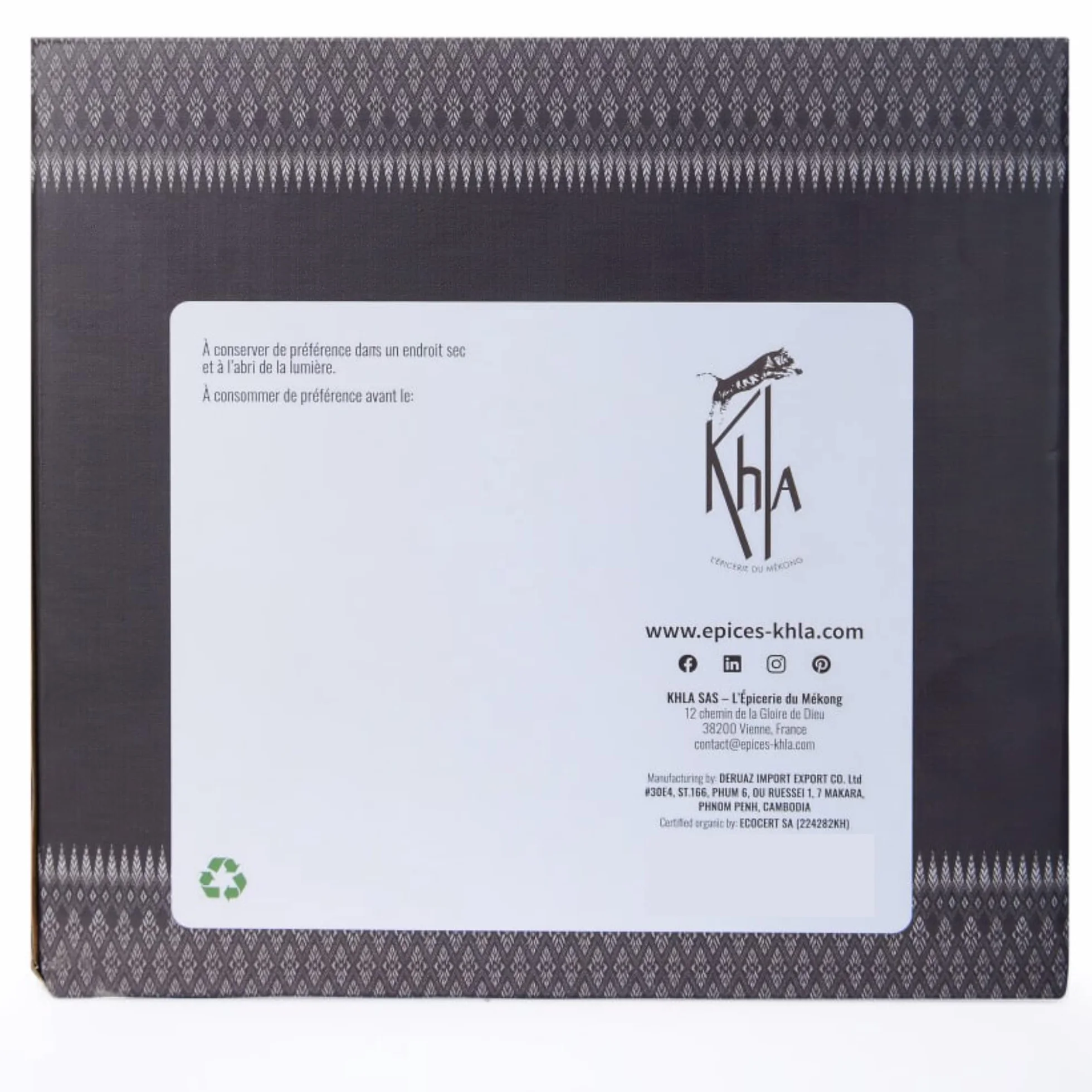 Zestaw 3 sztuk pieprzu Kampot - czarny, biały, czerwony - 3 x 120 g