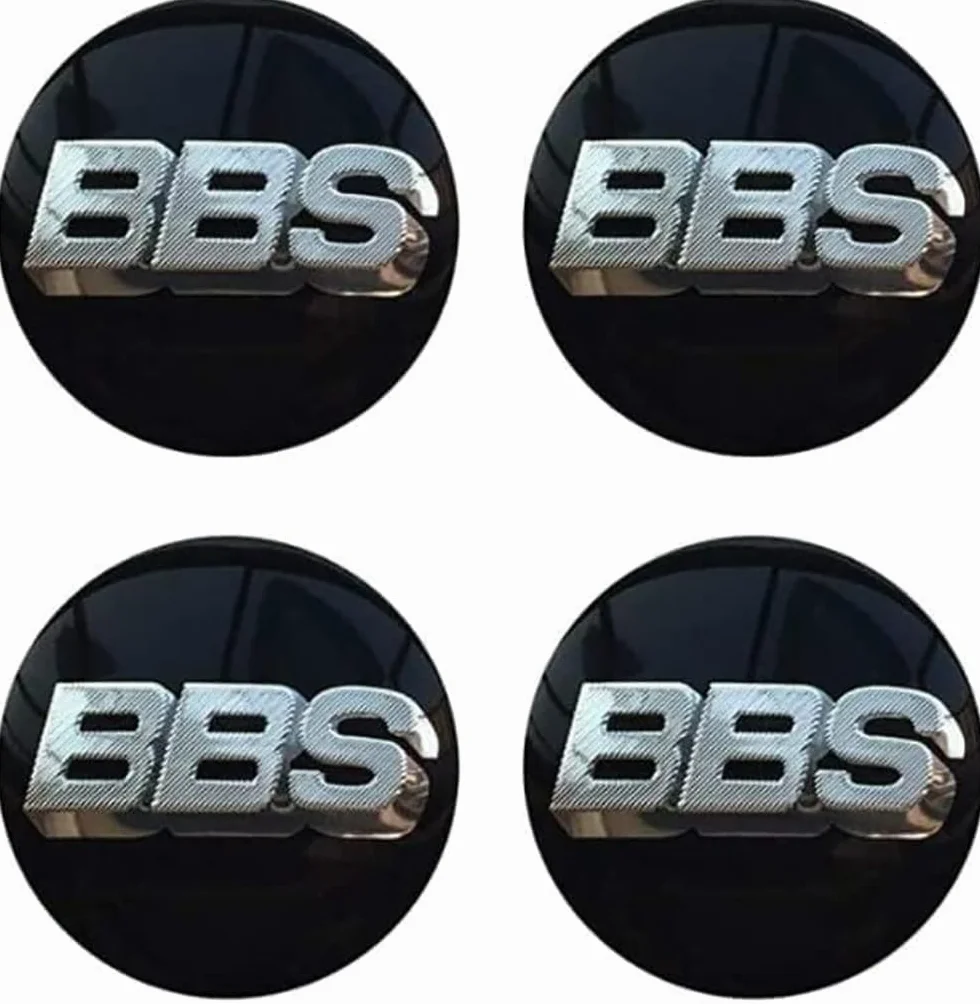 Naklejki na kołpaki samochodowe, 4 sztuki, do BBS 70 mm, naklejki na felgi, D