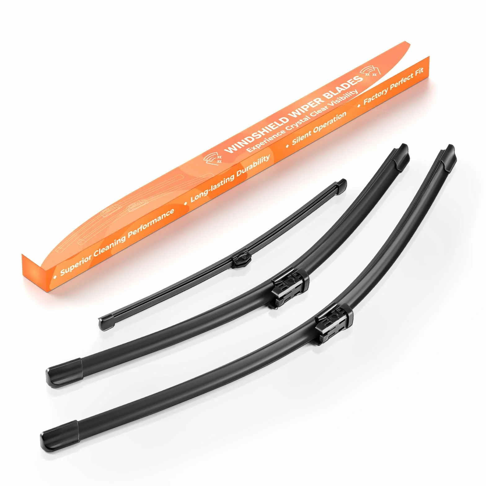 GEARMONSTER Zestaw wycieraczek przednich i tylnych do Audi Q5 8R Q3 A4 Allroad 600mm 500mm 330mm