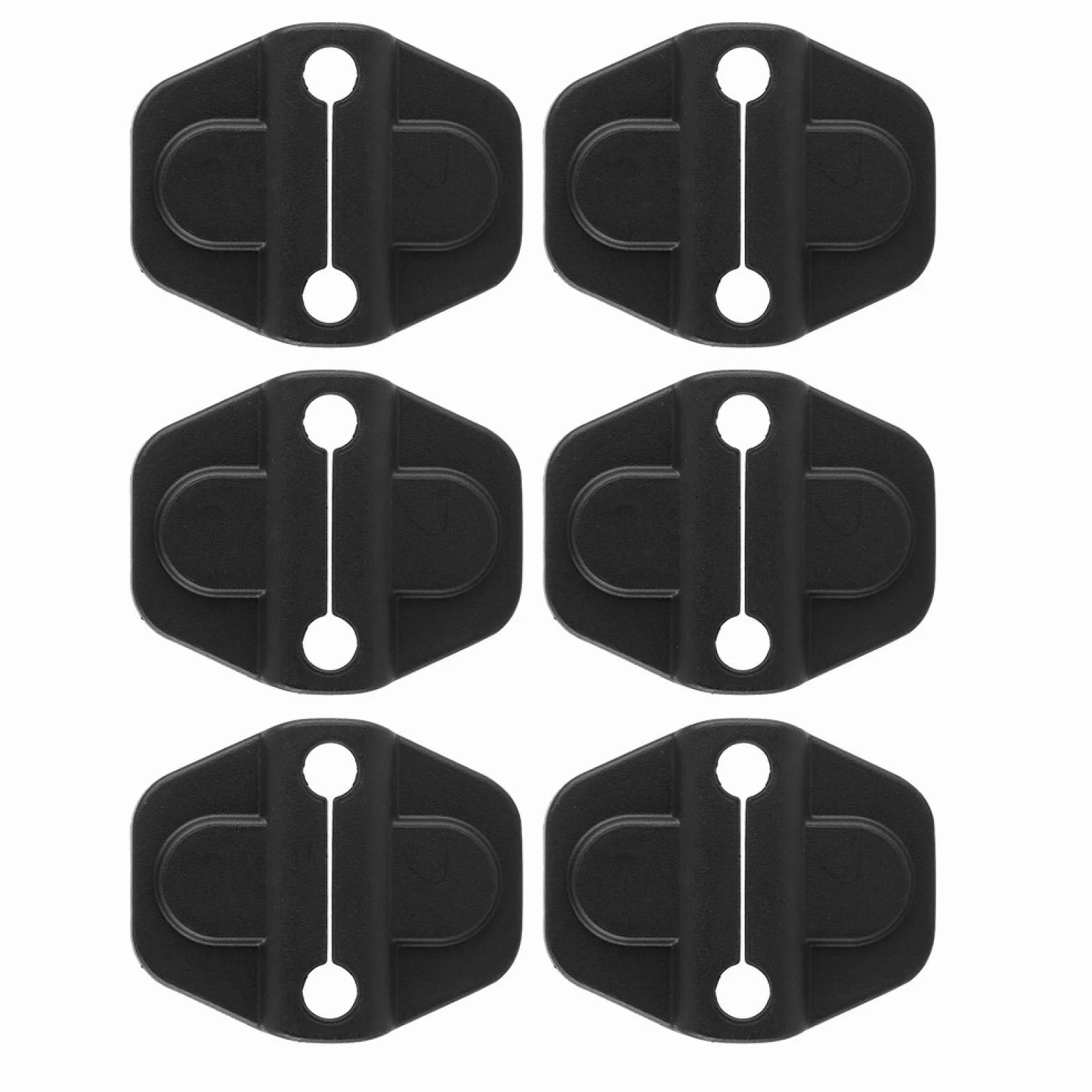 Pokrywa zamka drzwi, 6 szt. Dekoracja zamka drzwi samochodu Tapicerka pasuje do Jeep Wrangler JL JLU Sports Sahara Freedom Rubicon