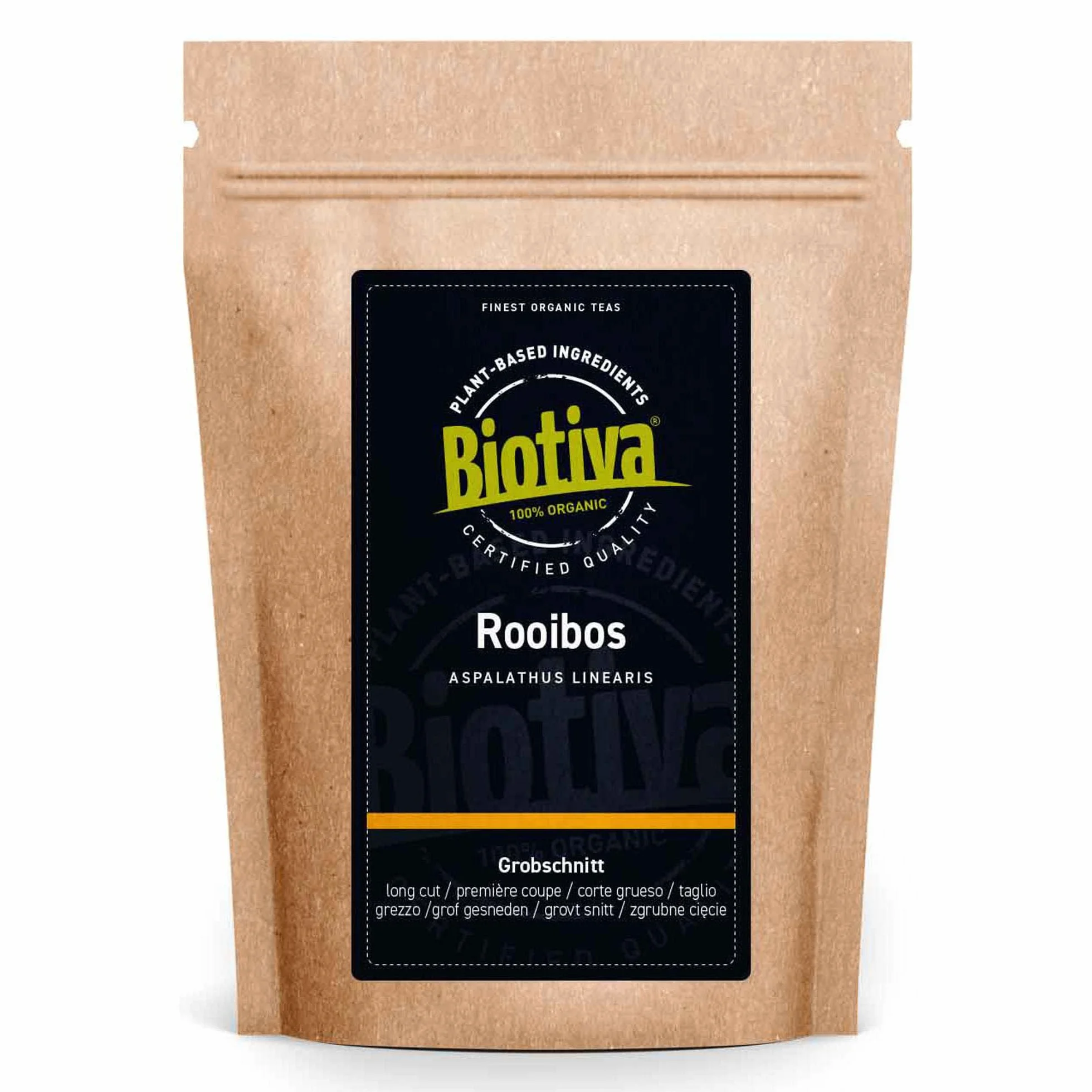 Biotiva Rooibos Herbata Bio 1 kg (4 x 250 g) - Aspalathus Linearis