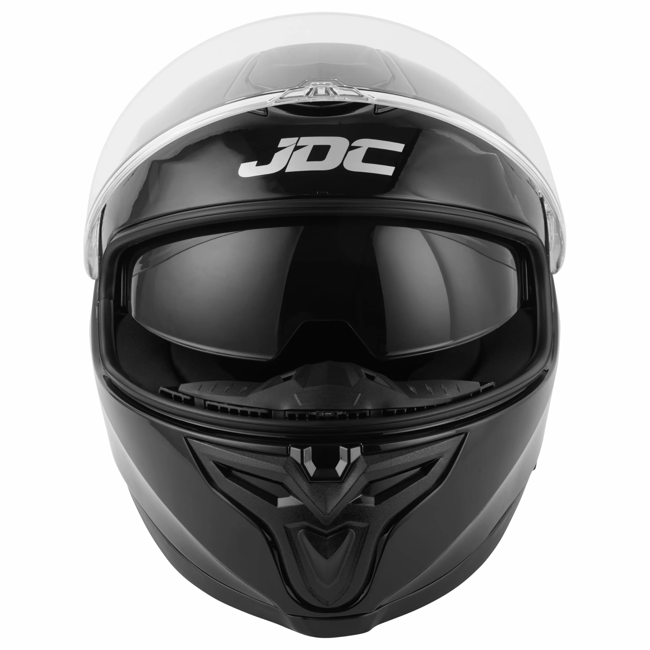 JDC Kask motocyklowy na całą twarz, wysuwany podwójny wizjer ECE 22.06, SABRE