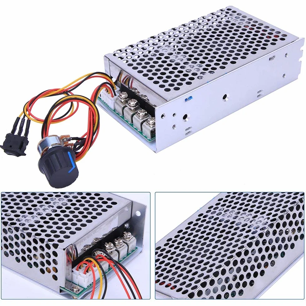 Regulator Prędkości Silnika DC, 10V-50V 100A, Sterowanie Napięciem, do Silnika Chłodniczego, Klimatyzacji Samochodowej, Dmuchawy Spalinowej