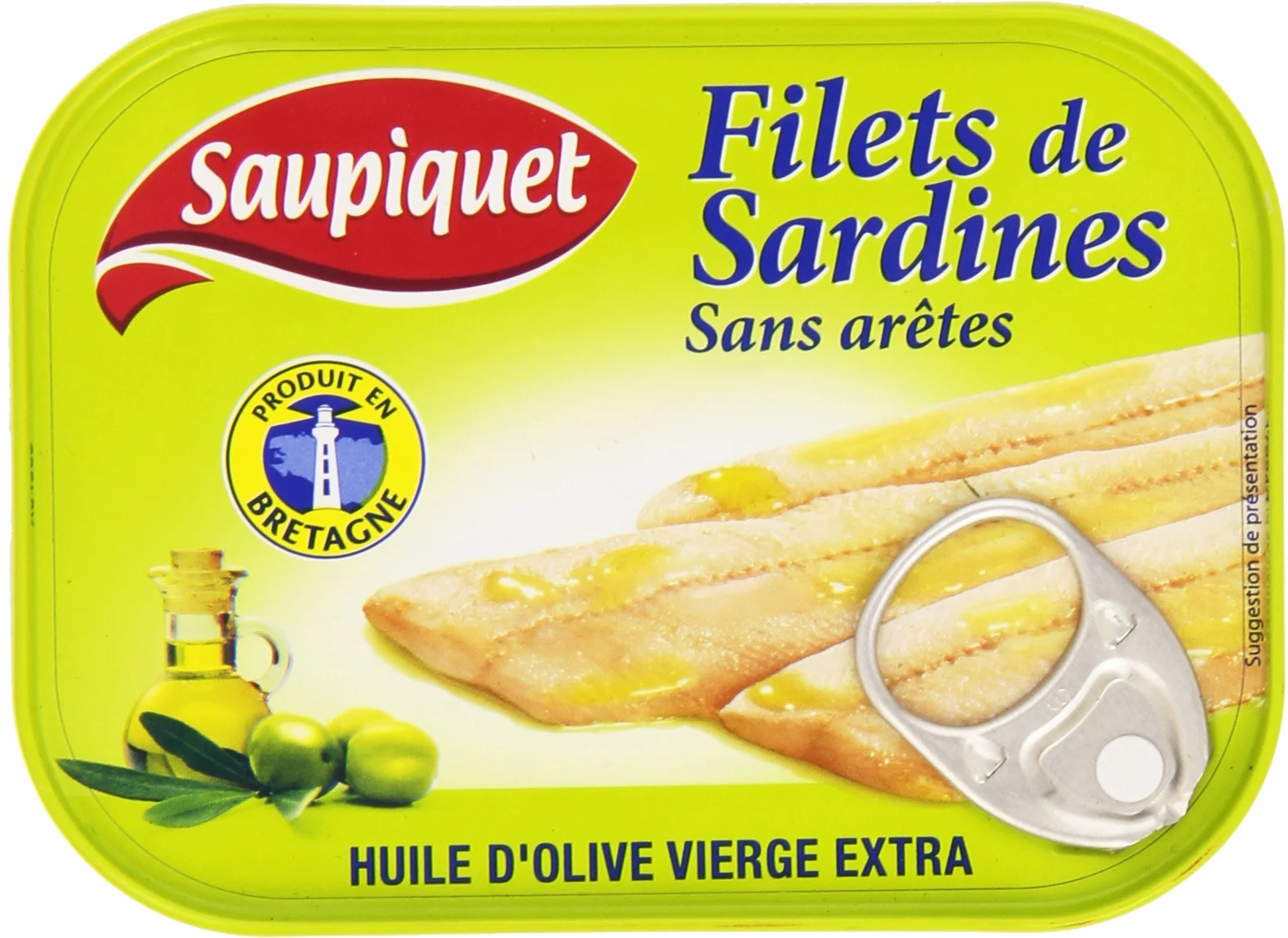 Saupiquet Sardynki z oliwą z oliwek, 100 g