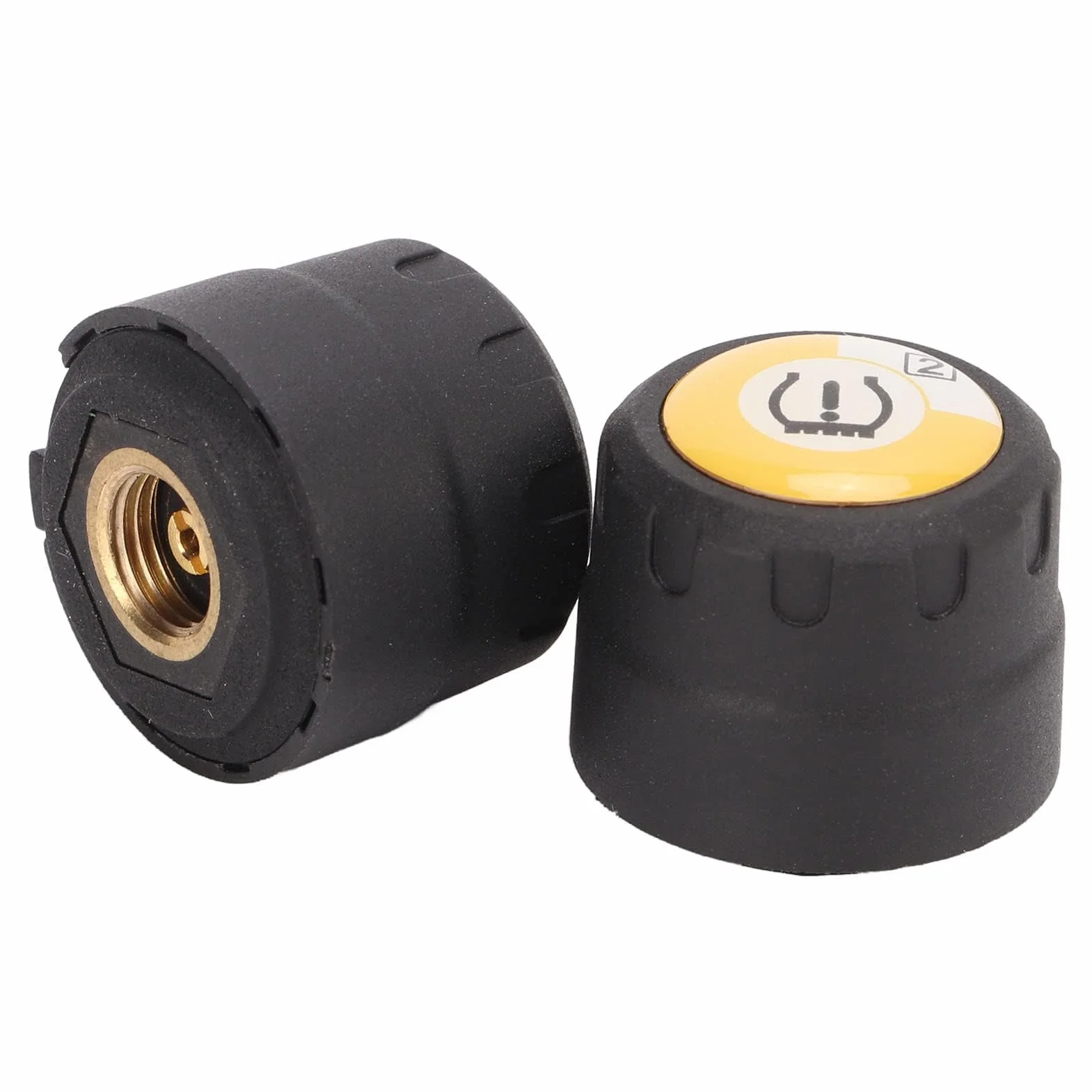 Czujnik Ciśnienia w Oponach, Zewnętrzny Czujnik Bluetooth TPMS 2 System Monitorowania Ciśnienia w Oponach Alarm Temperatury w Czasie Rzeczywistym dla Motocykla
