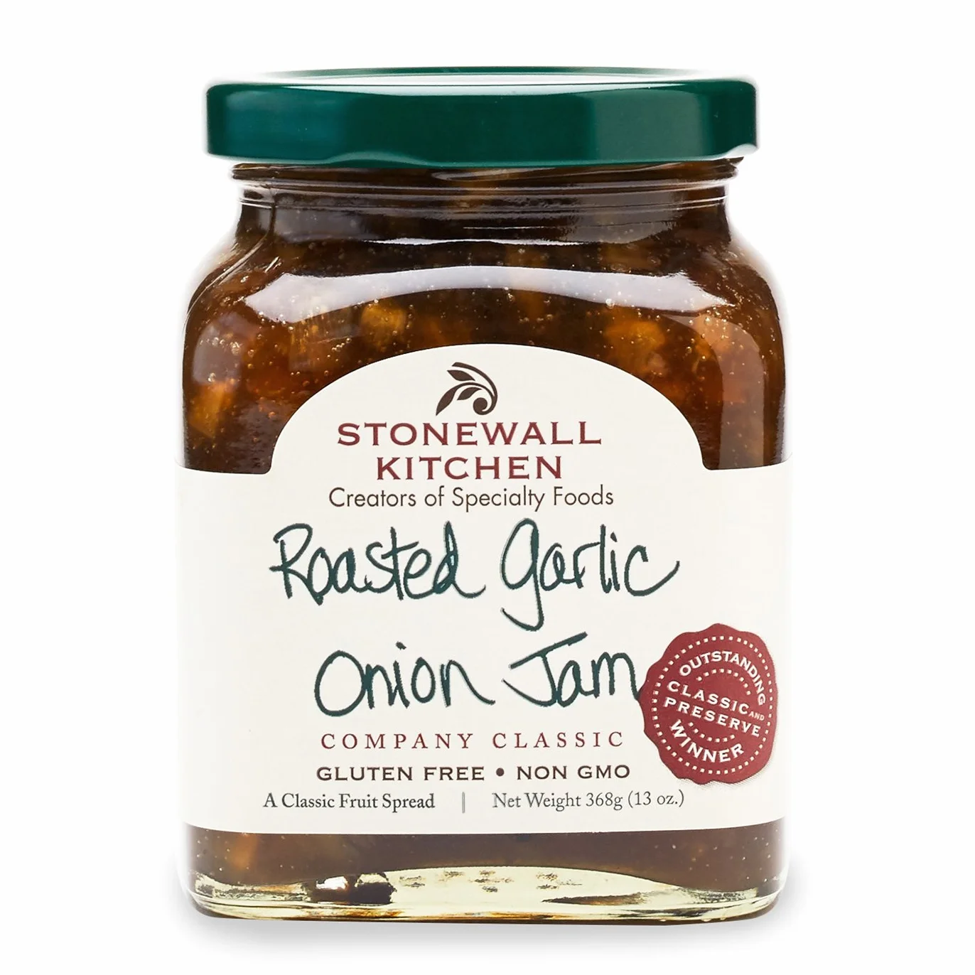 Stonewall Kitchen Roasted Garlic Onion Jam 369 g słodko-pikantny czosnek i cebula do smarowania