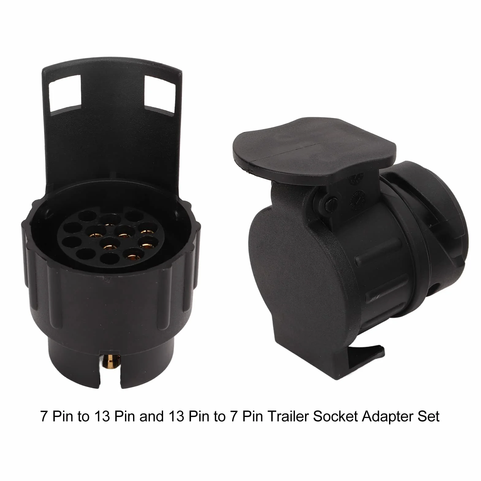 Adapter Gniazda Przyczepy 7 Pin do 13 Pin i 13 Pin do 7 Pin Zestaw Holowania Eu
