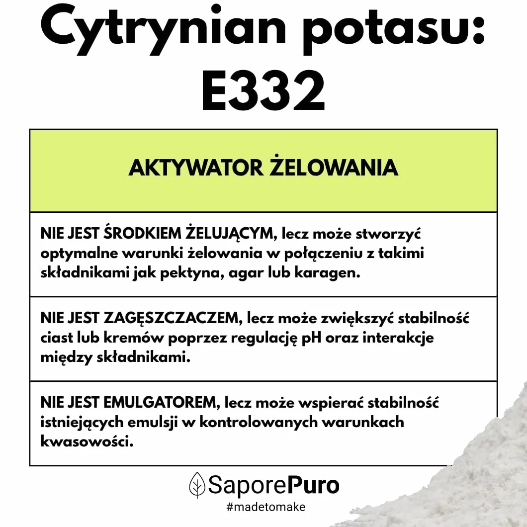 Saporepuro Cytrynian potasu proszek 200 g