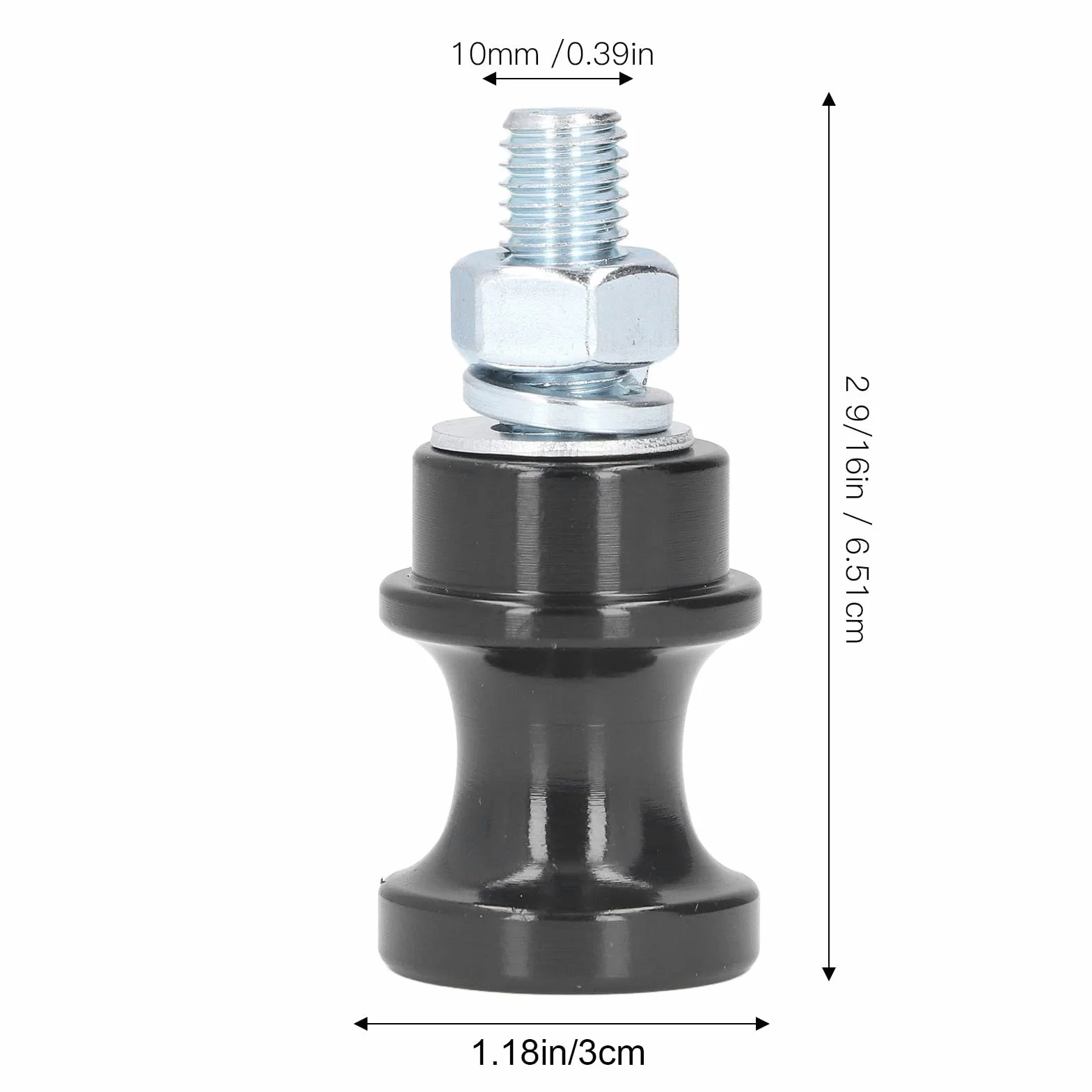 Winch Hook Stand, stalowa stojak z powłoką proszku Fairlead Mount Hook uchwyt kompatybilny z 3/8 cali 1/2 cala U zaciski Off Road Recovery (Czarny)