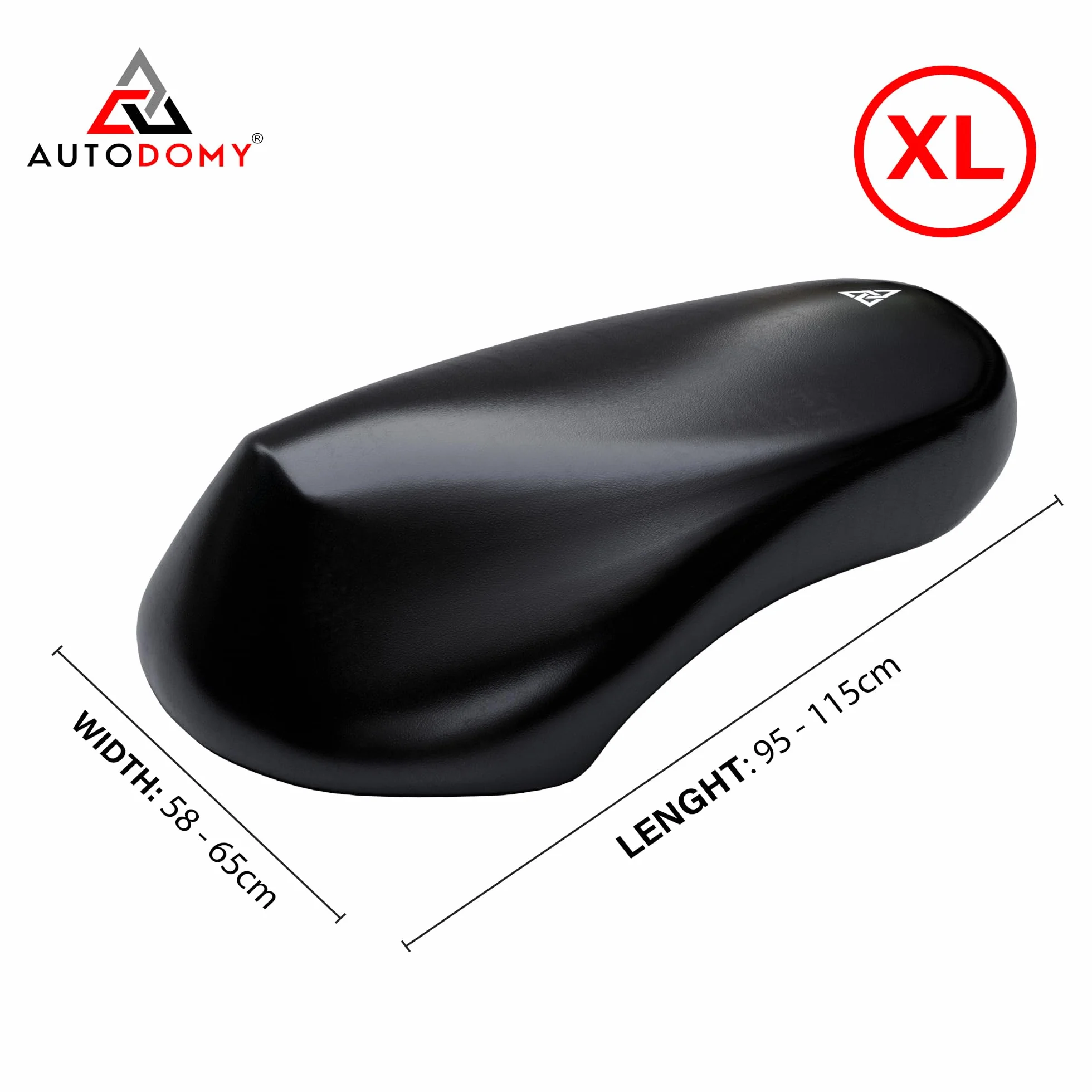 Autodomy Motocykl Seat Case Universal Waterproof Anti Scratch Dla siedzeń od 90 do 110 cm | Posiada Ochronę Przed Słońcem i Deszczem | Obowiązuje dla Wszystkich Rodzajów Motocykli (XL)