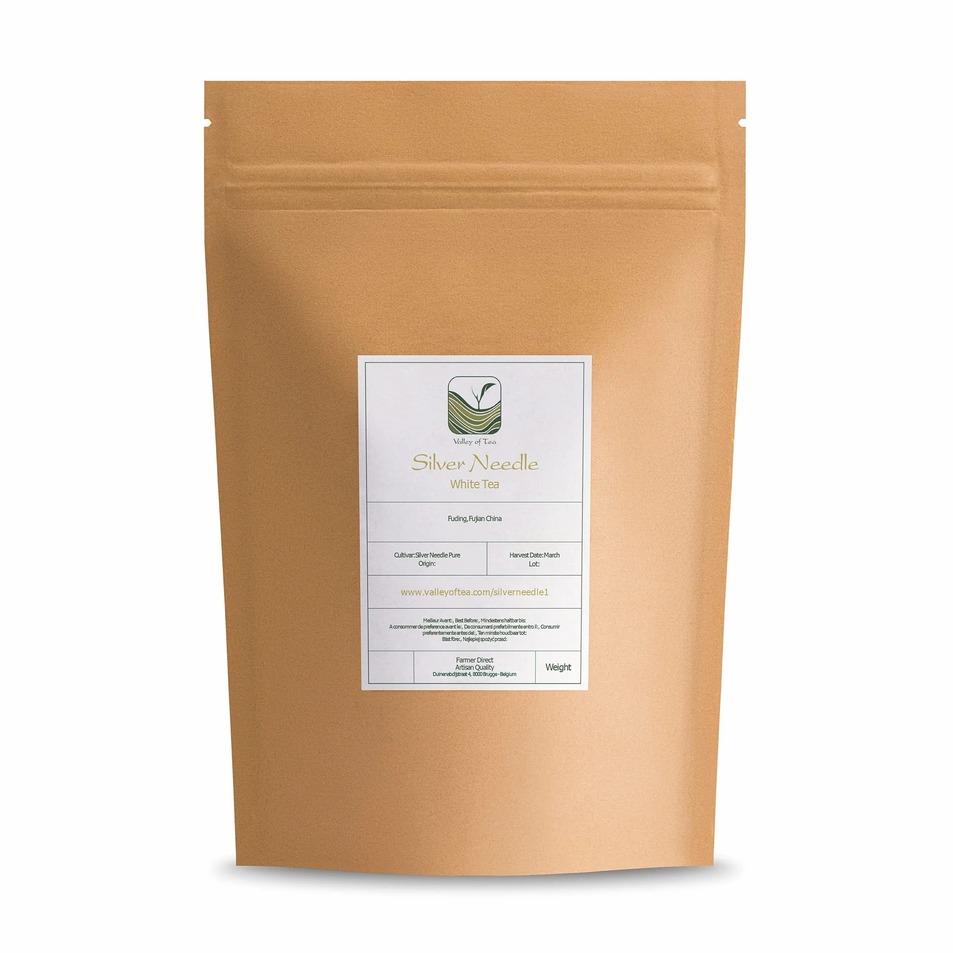 Baihao Yinzhen Silver Needle White Tea 100g Pure Buds