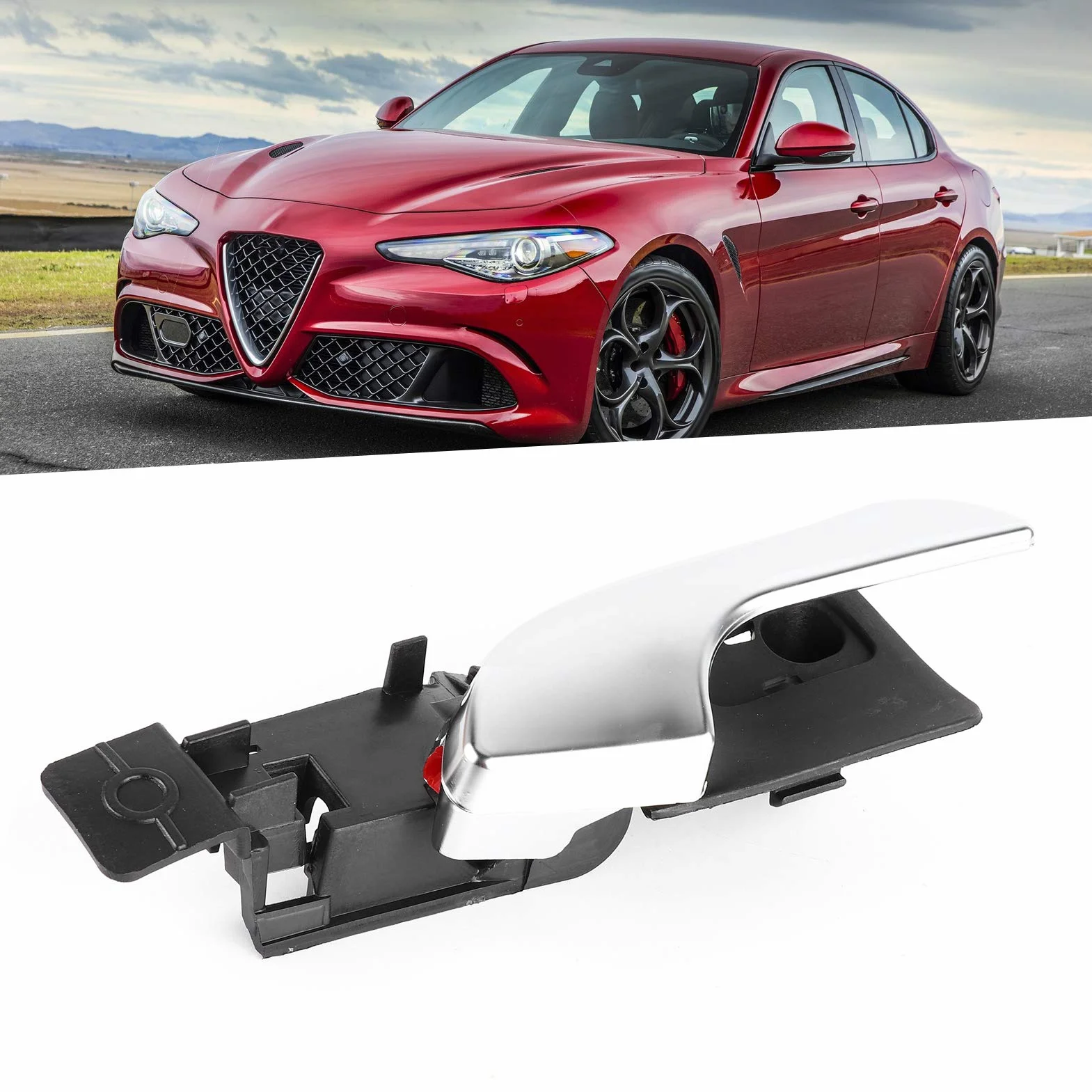 Klamka Drzwi Wewnętrznych, Klamka Drzwi Wewnętrznych Prawych Przednich 156092167 Pasuje do Giulietta 2010-2019