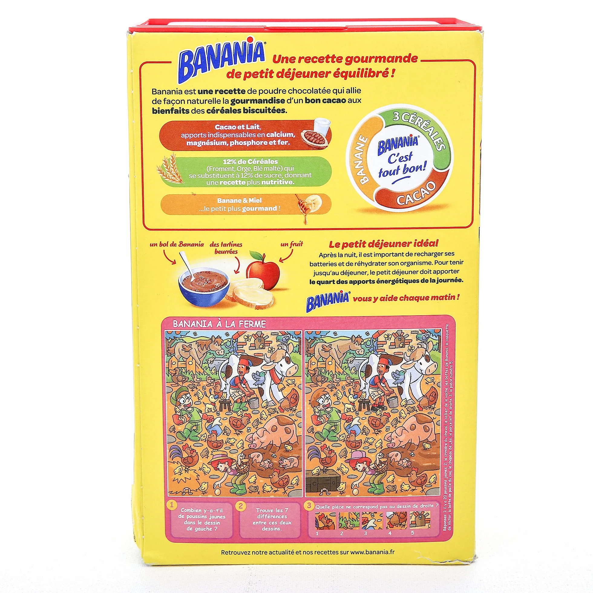 Banania Banany kakao ze zbożami 1 kg, produkt z Francji