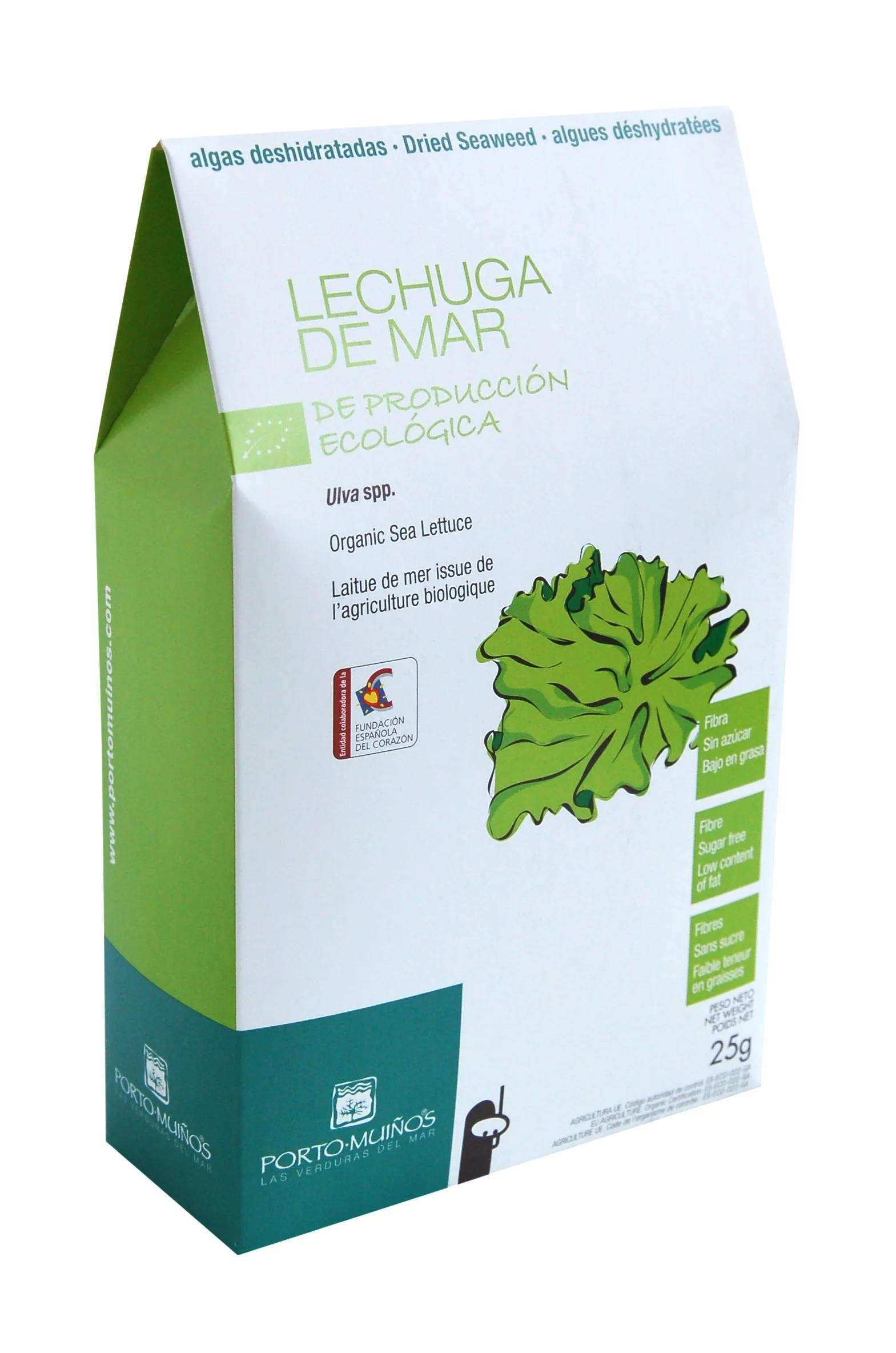 Suszone algi, Sałata morska (Lechuga de mar), 25 g