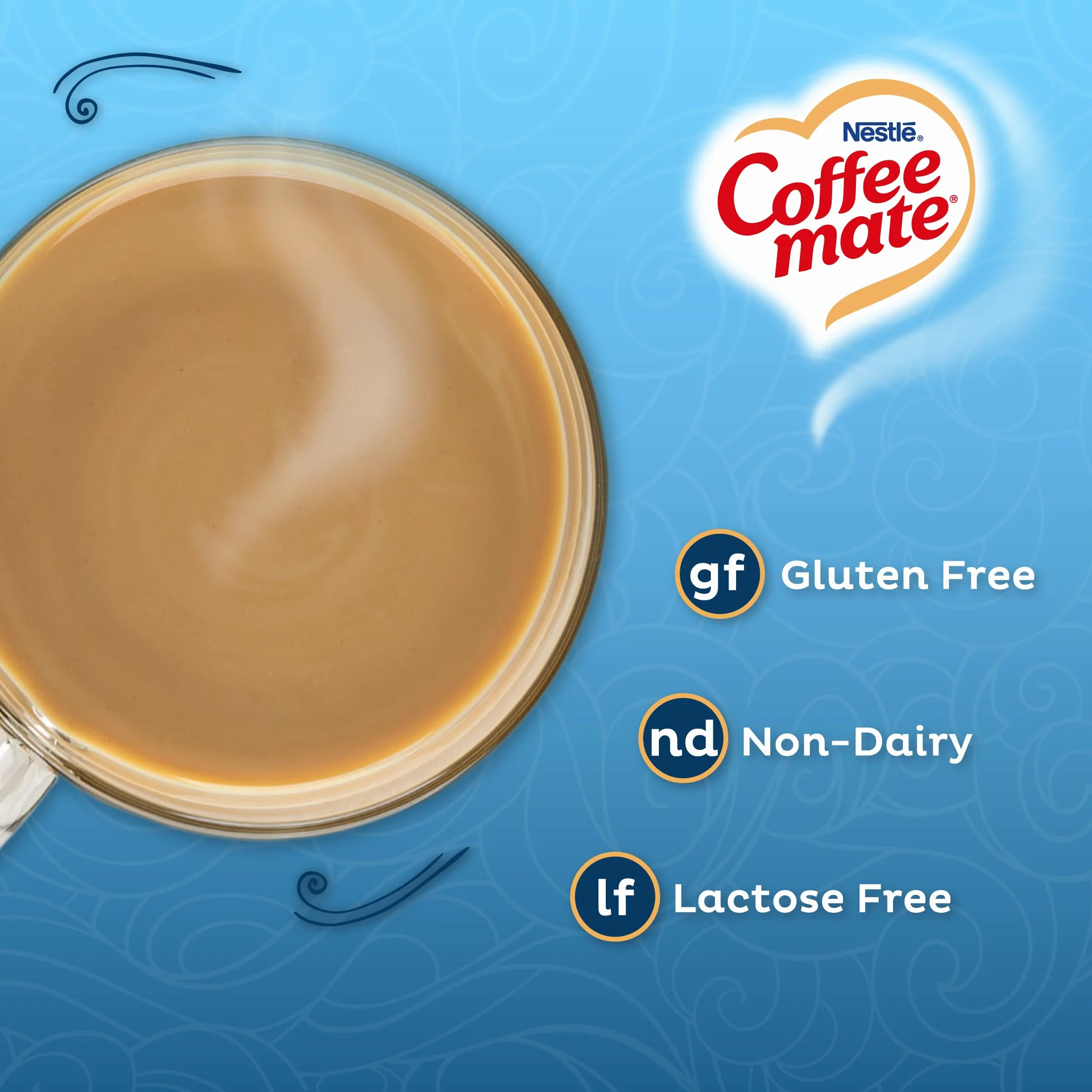 Nestle Coffee-Mate z francuską wanilią, bez cukru, opakowanie 6 szt. (6 x 289 g)