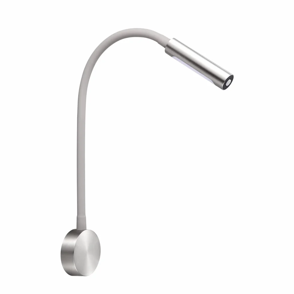 acegoo Lampa do czytania 12V LED elastyczna gęsia szyja 4000K z przyciskiem ściemniaczem i ładowarką USB