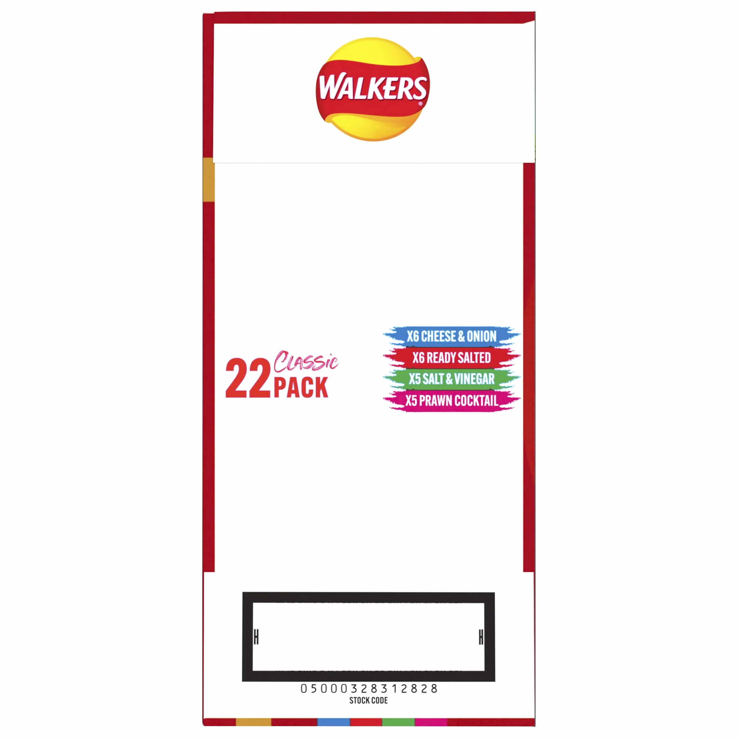 Walkers Klasyczne pudełko na chipsy 22 x 25 g