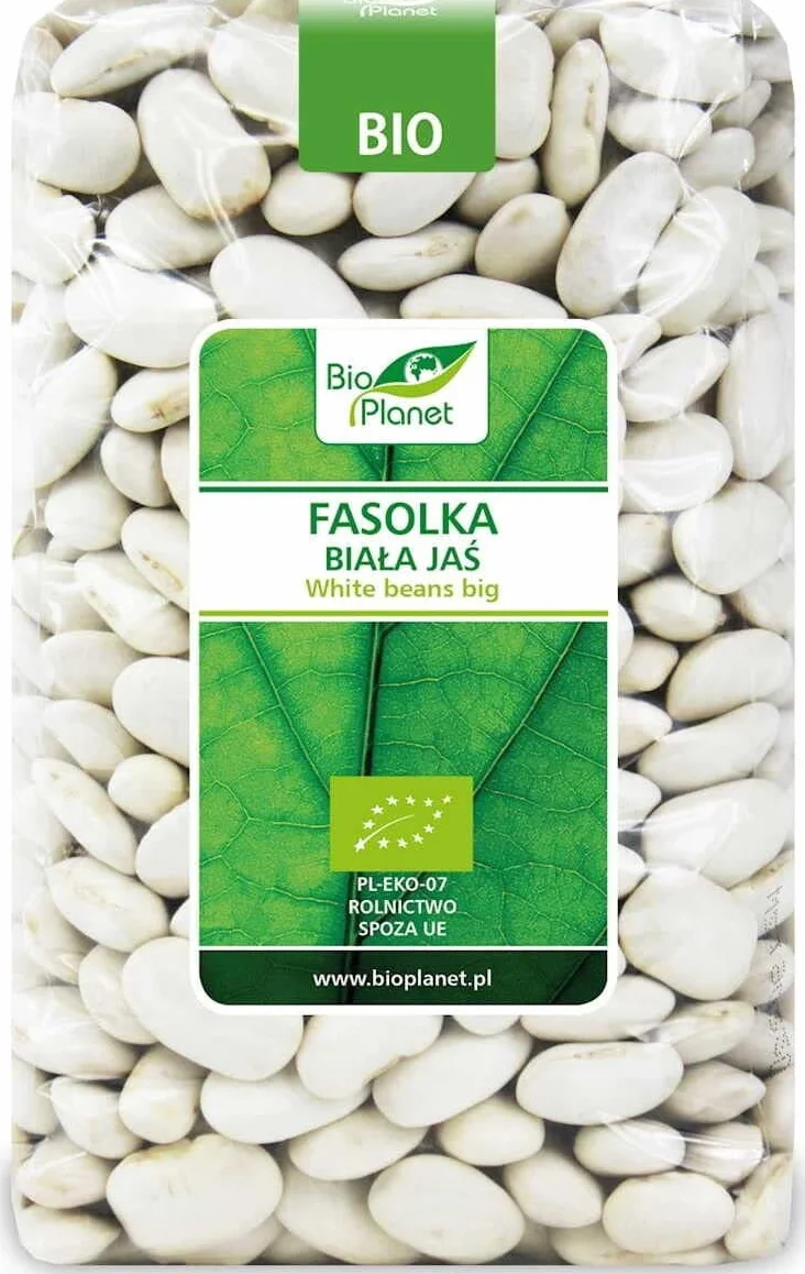 FASOLKA BIAŁA JAŚ BIO 1 kg BIO PLANET