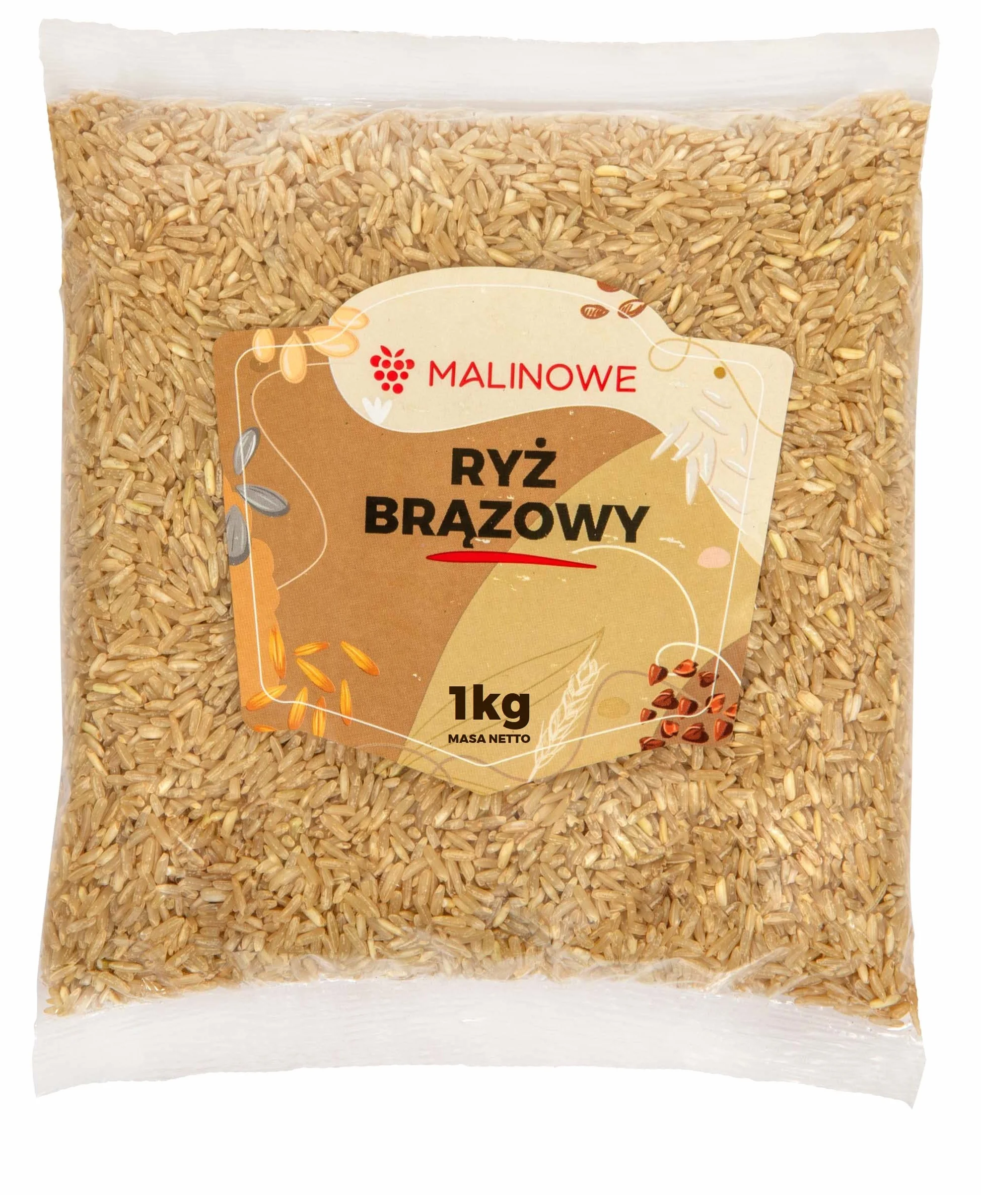 Ryż brązowy 1kg naturalny odchudzanie
