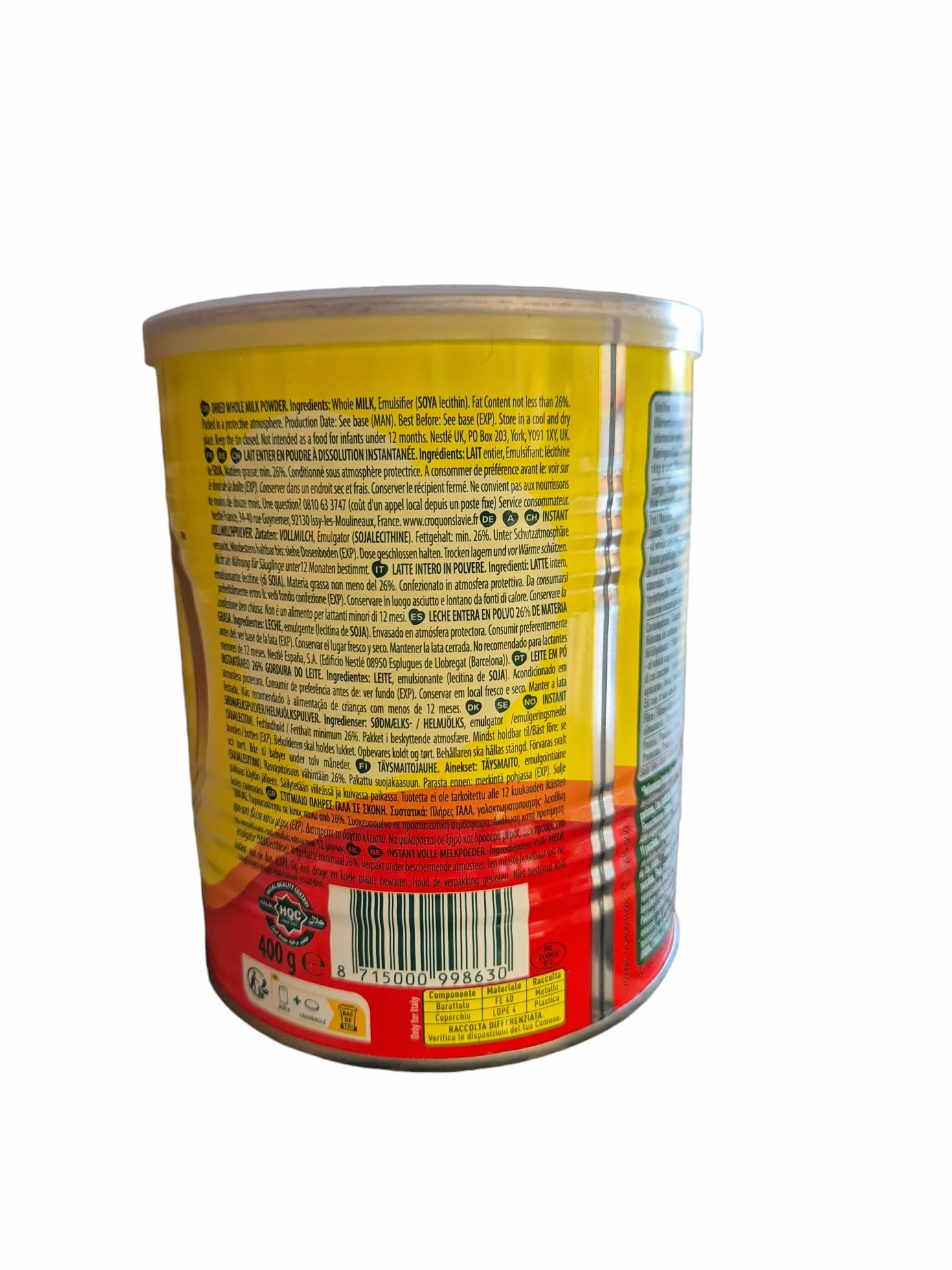 Minafood Zestaw 2 x NIDO Mleko w Proszku 400 g