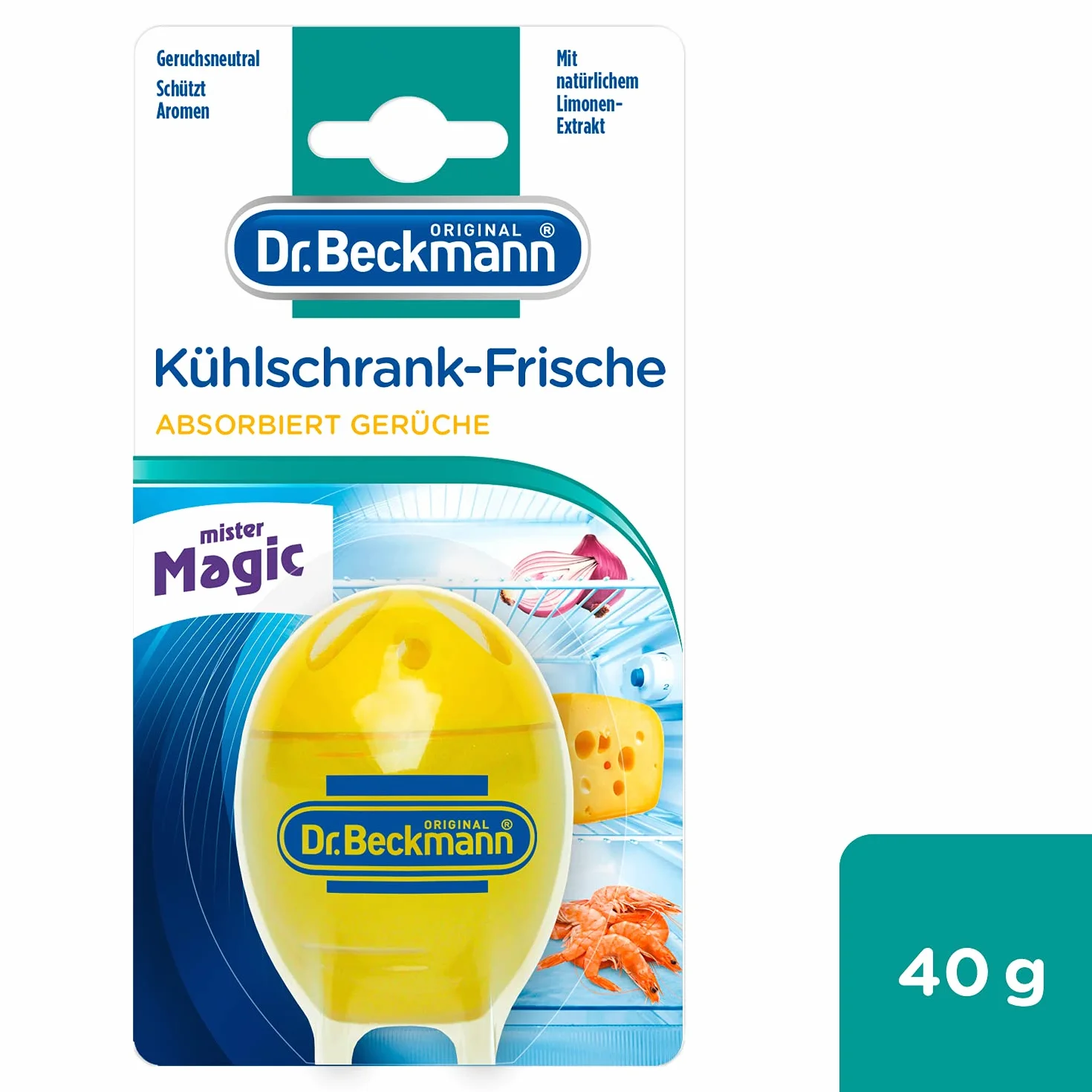 6 x Dr.Beckmann lodówka świeże jajko ekstrakt z limonki 40 g
